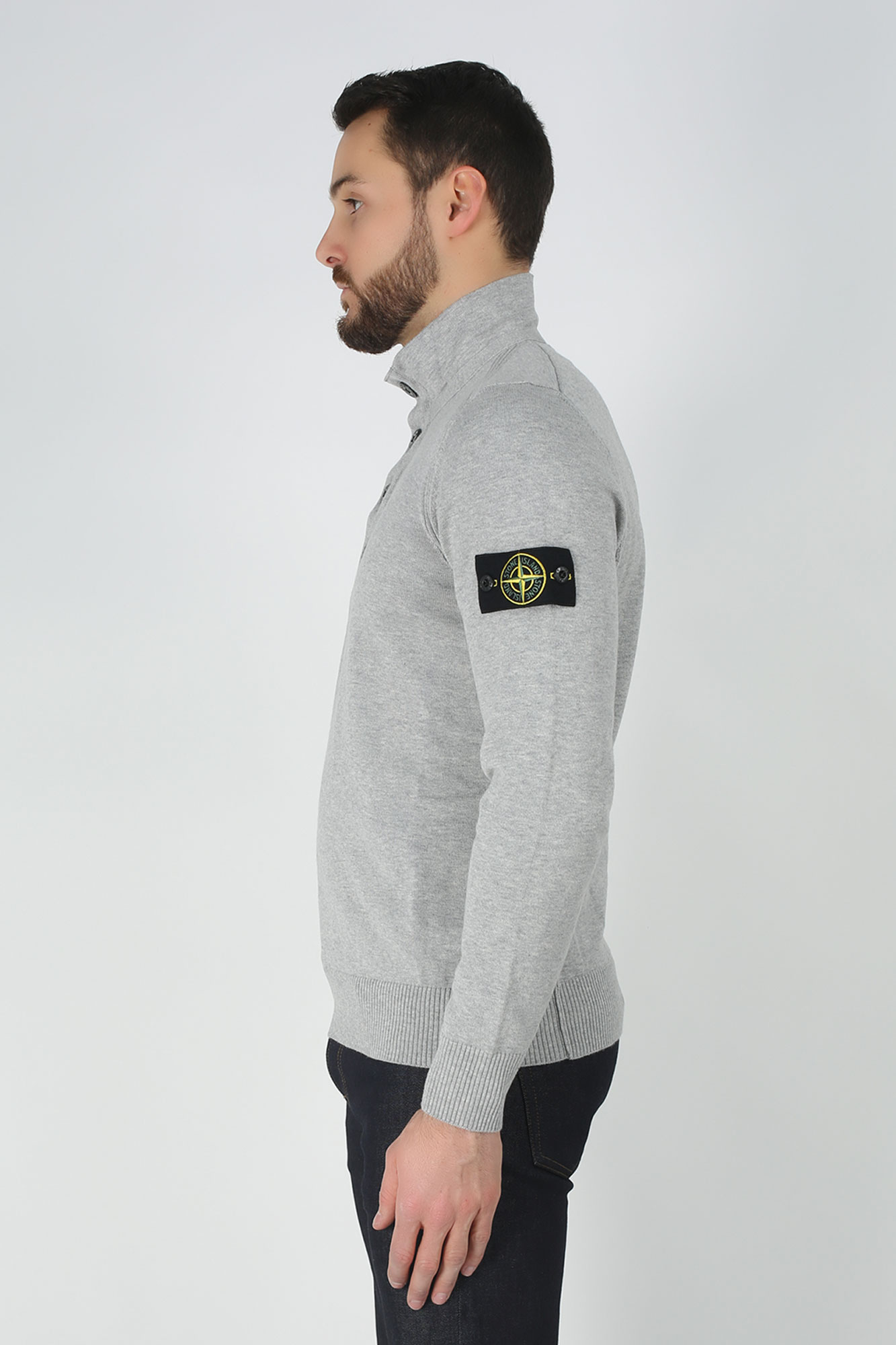 PULL STONE ISLAND GRIS 7015519B2-V1064