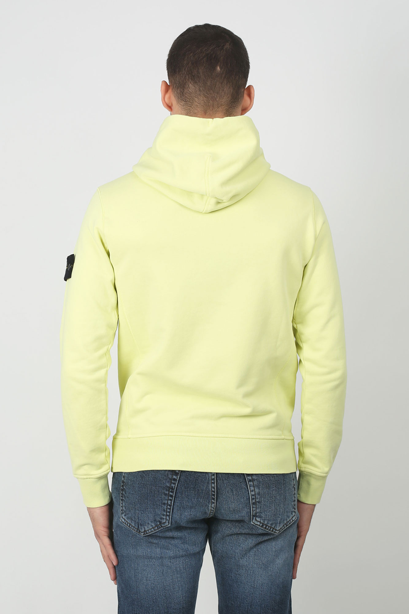 SWEAT-SHIRT STONE ISLAND CITRON 701562851-V0031