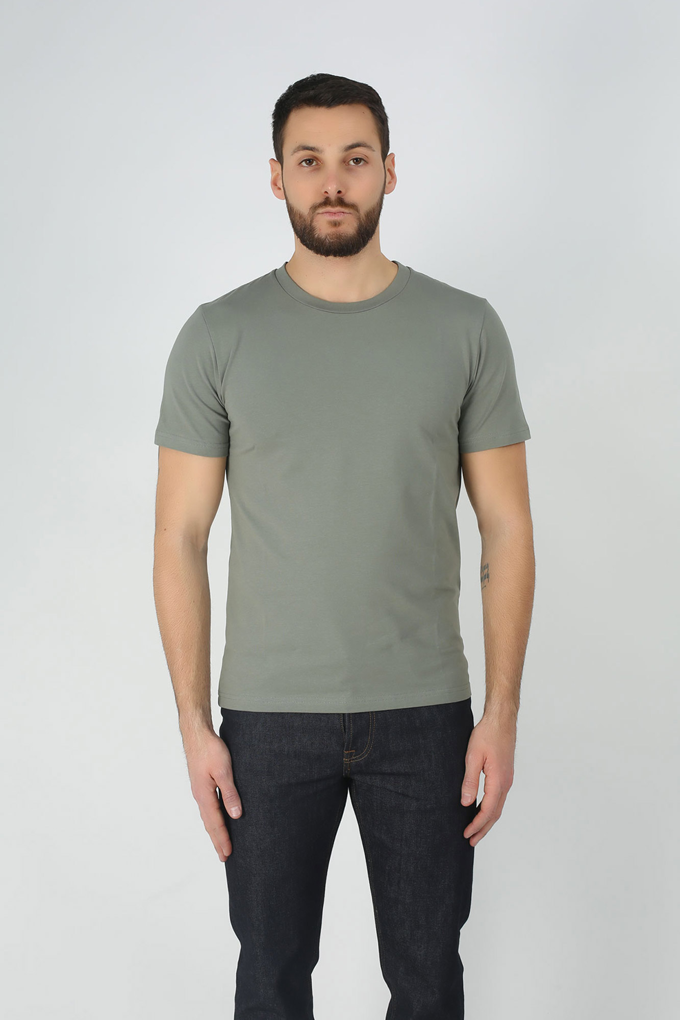 T-SHIRT FILIPPA K VERT SAUGE 10704-8258