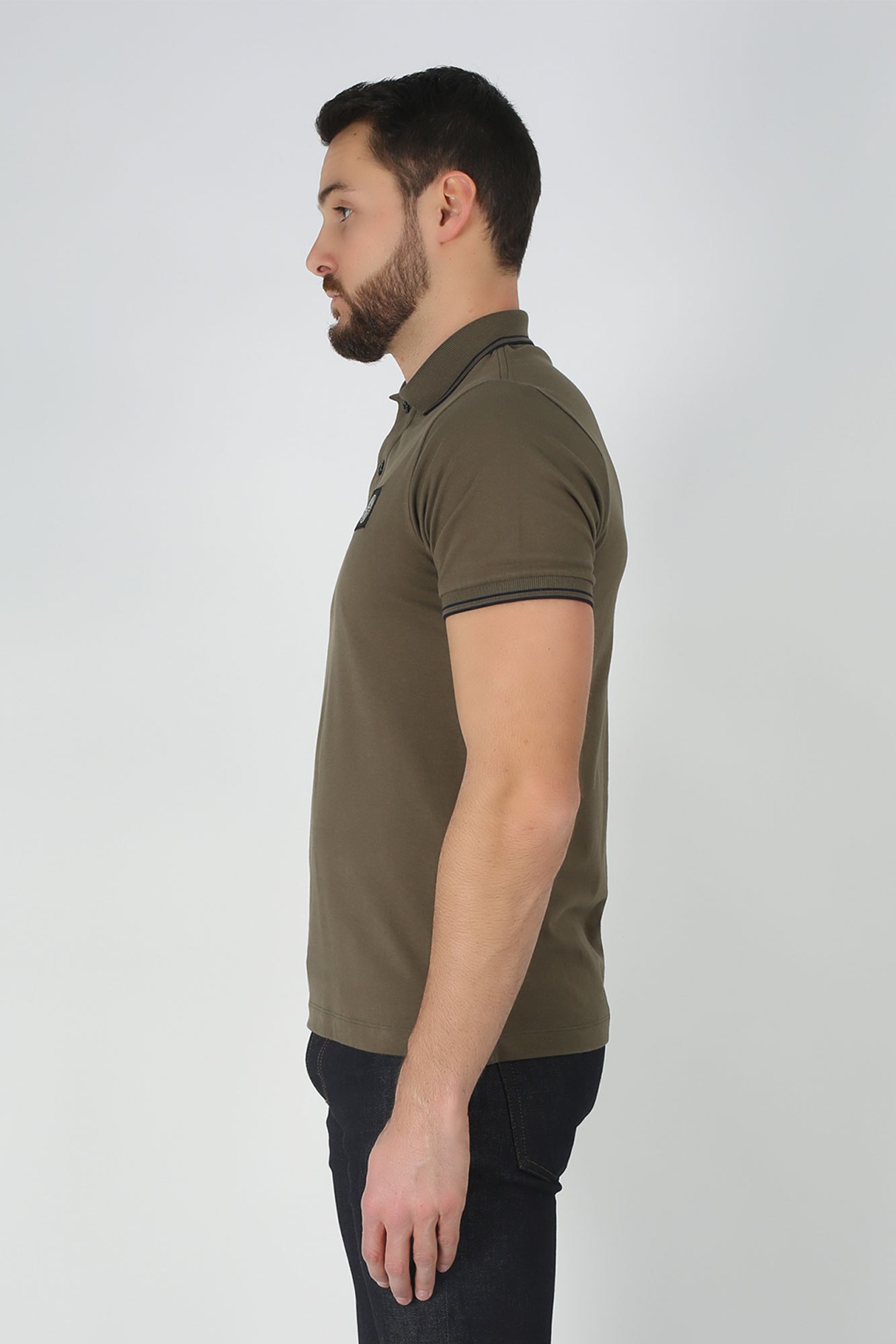 POLO STONE ISLAND KAKI 101522S18-V0054