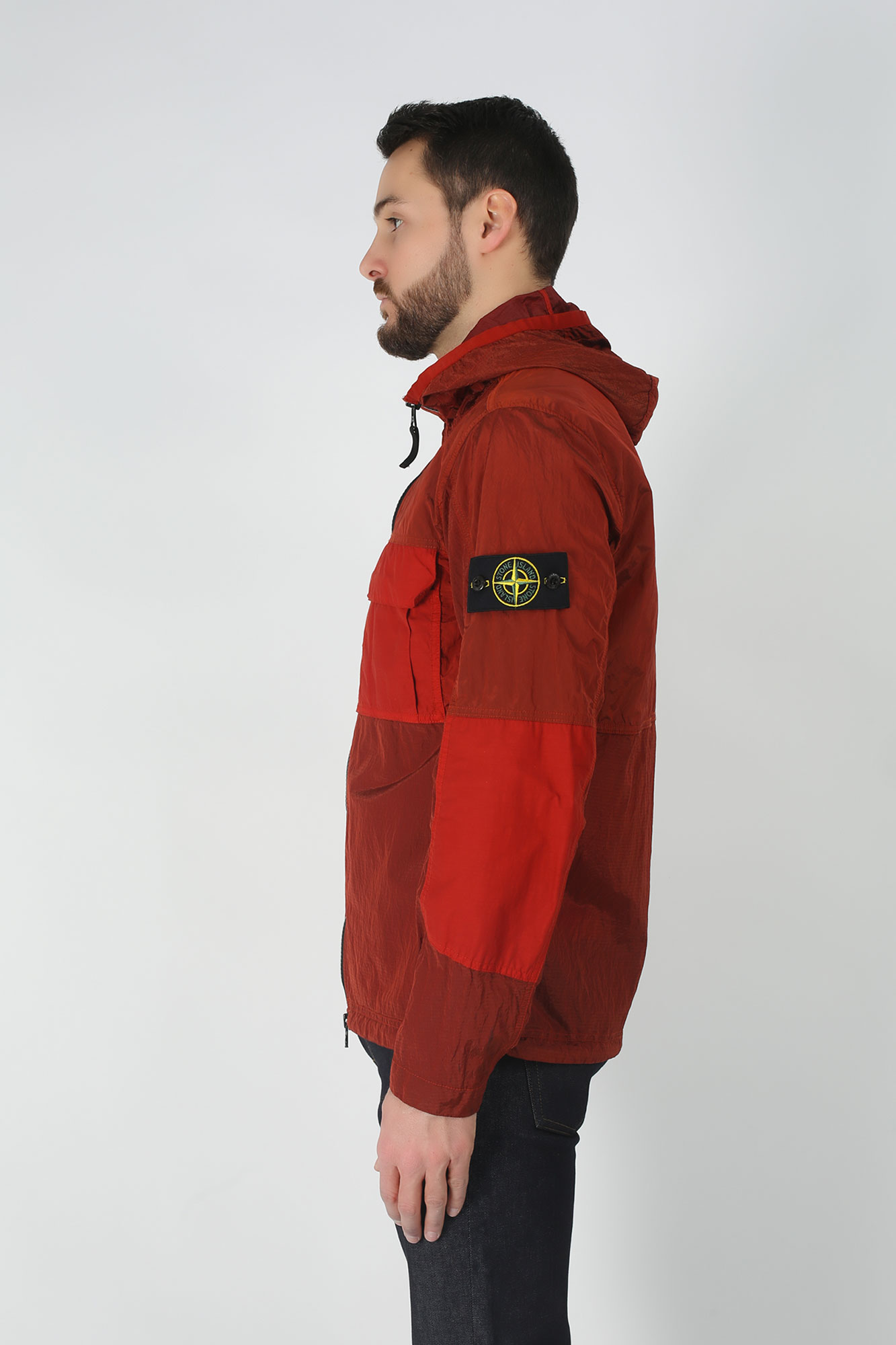 BLOUSON STONE ISLAND BRIQUE 701543632-V0015