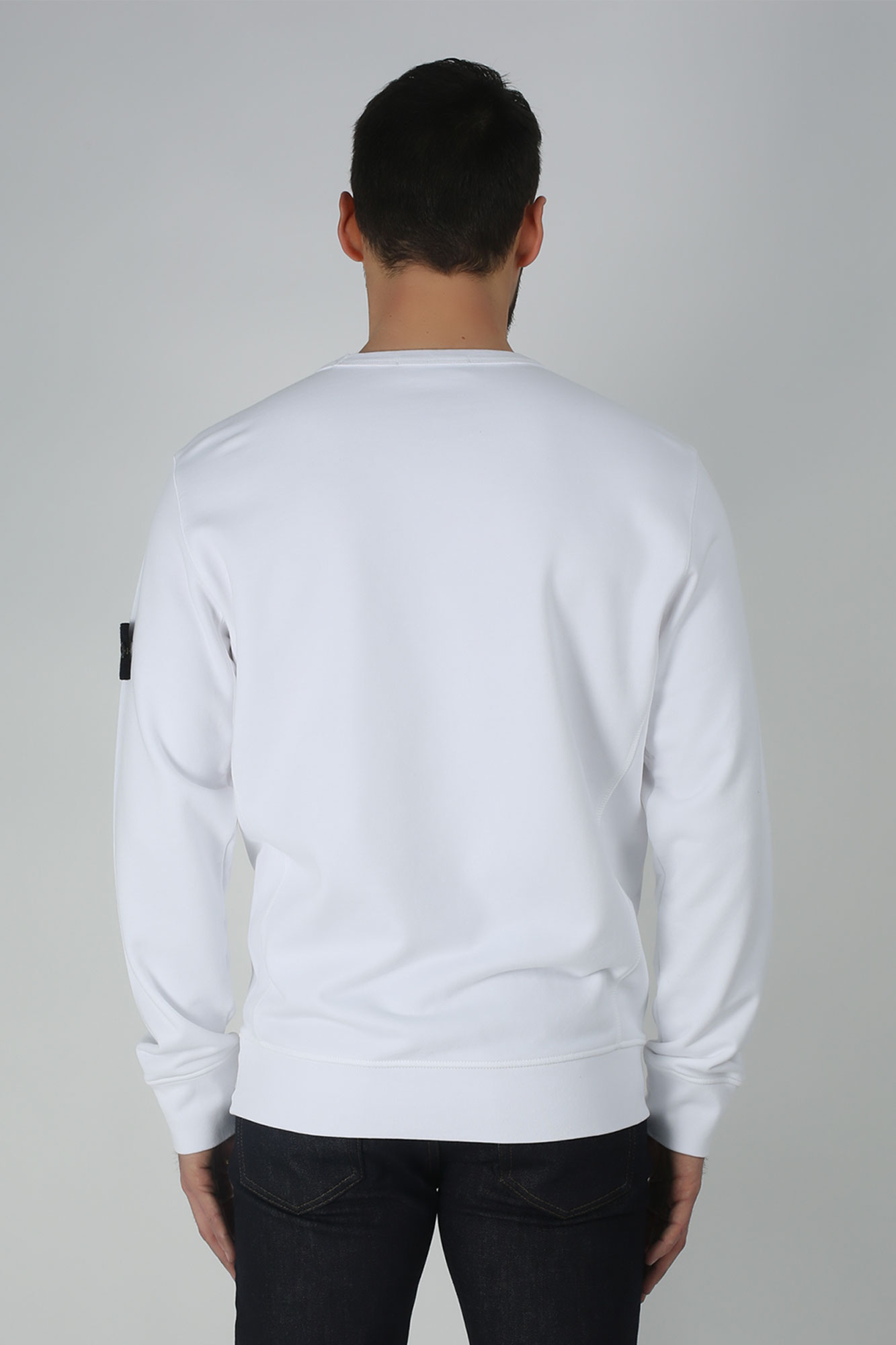 SWEAT-SHIRT STONE ISLAND BLANC 701562751-V0001