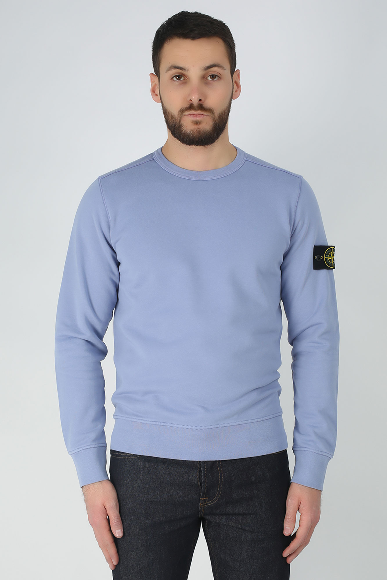 SWEAT-SHIRT STONE ISLAND LAVANDE 701562751-V0047