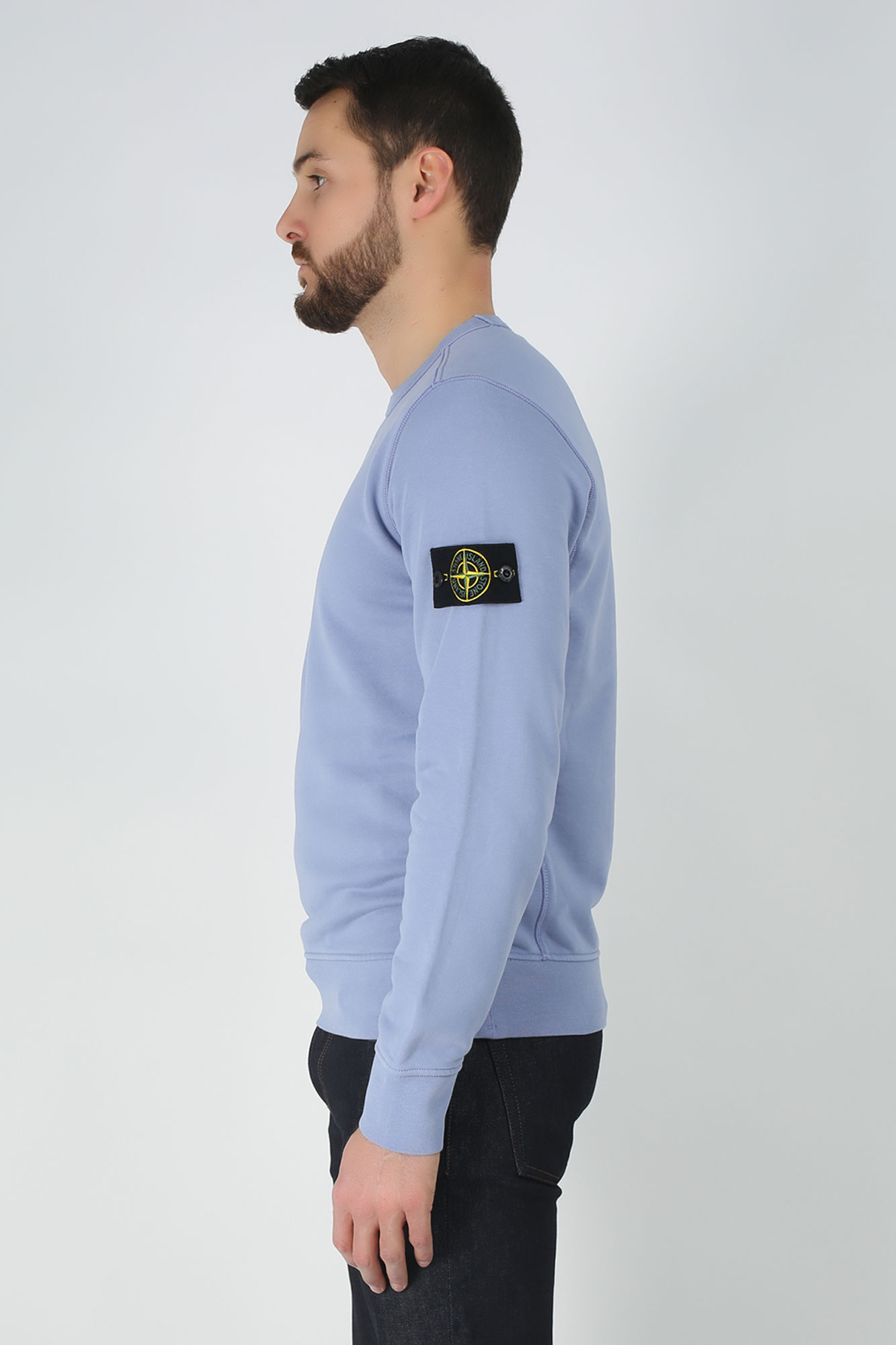 SWEAT-SHIRT STONE ISLAND LAVANDE 701562751-V0047