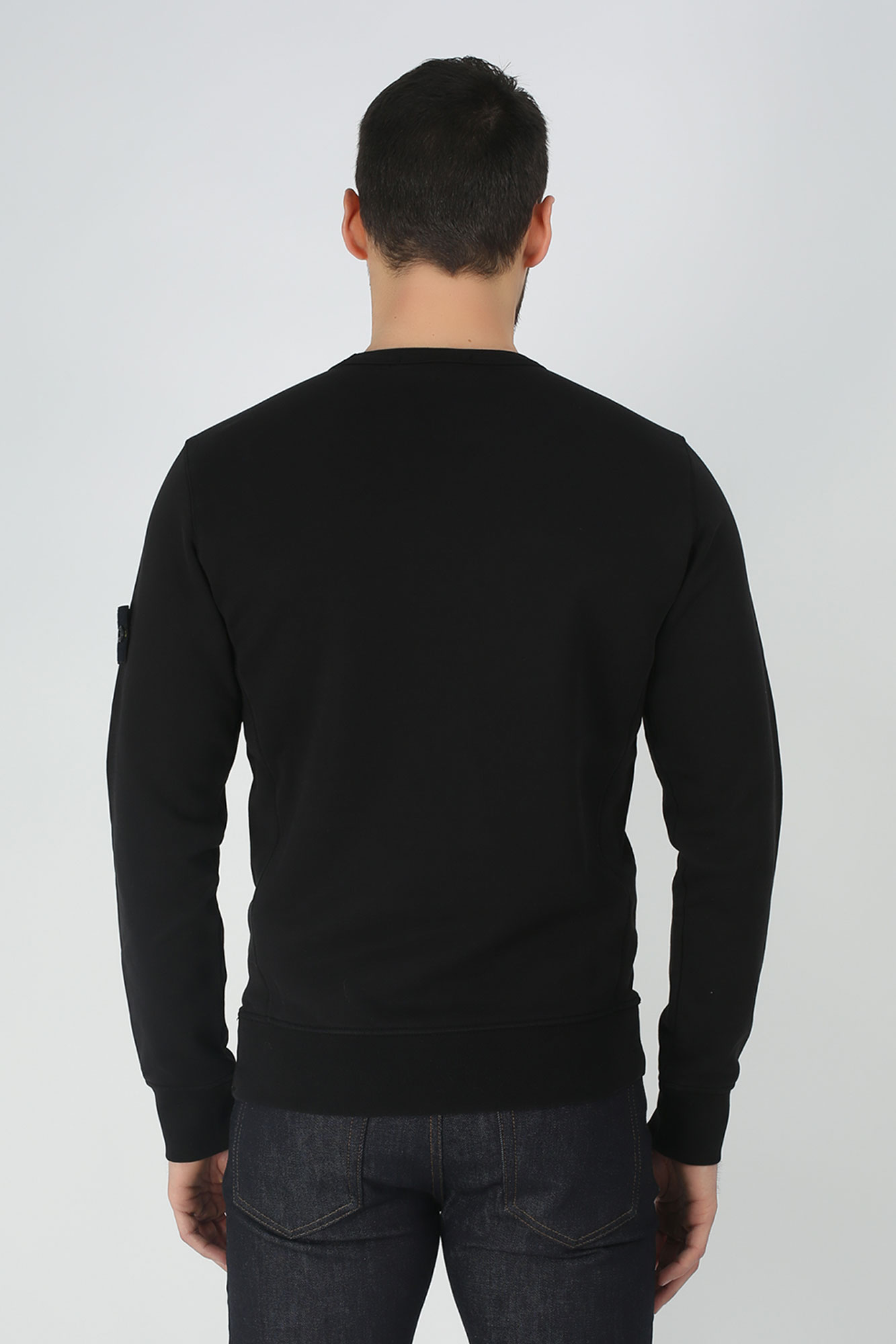 SWEAT-SHIRT STONE ISLAND NOIR 701562751-V0029