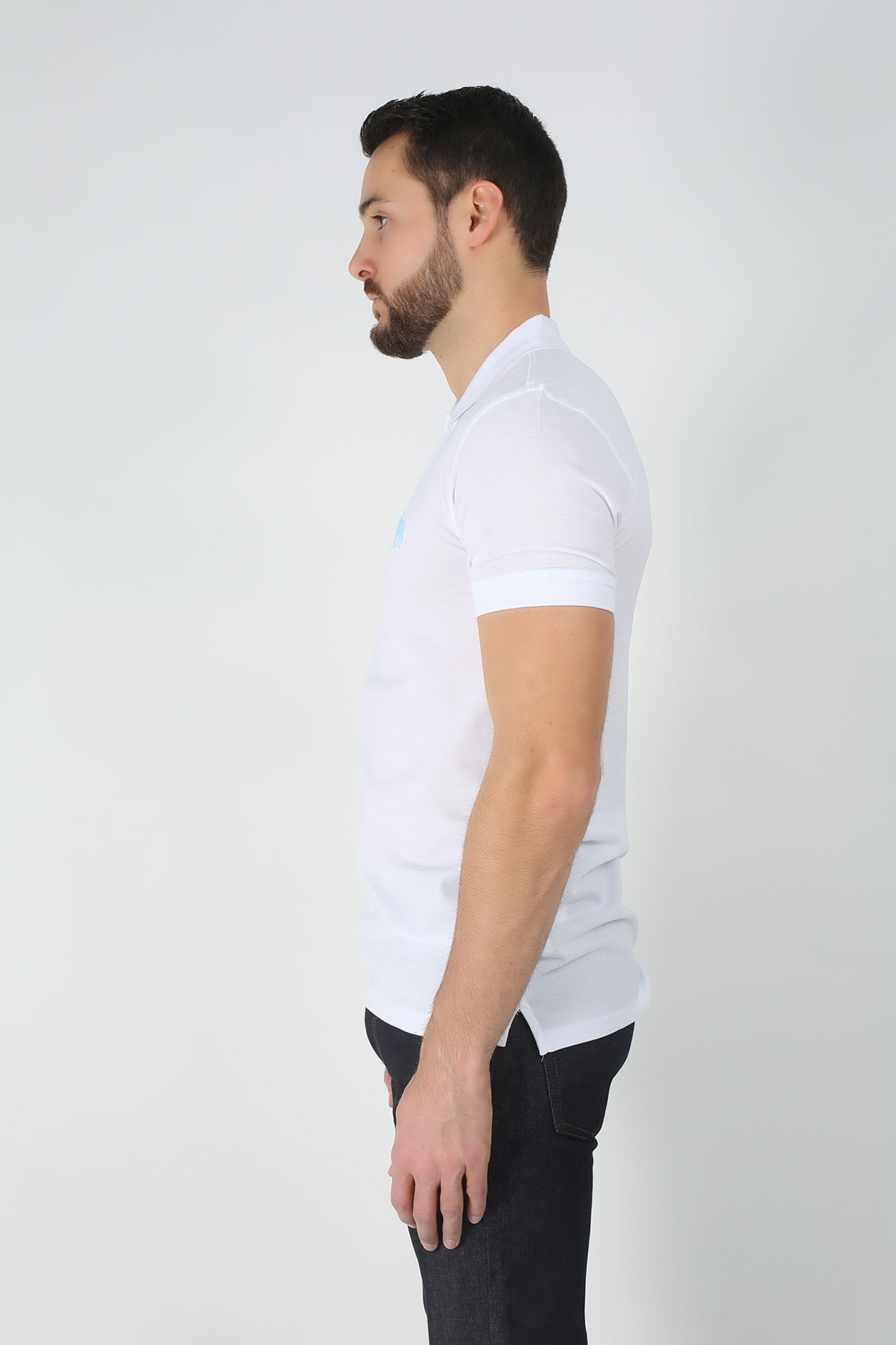 POLO PAUL SMITH BLANC M2R-150L-01