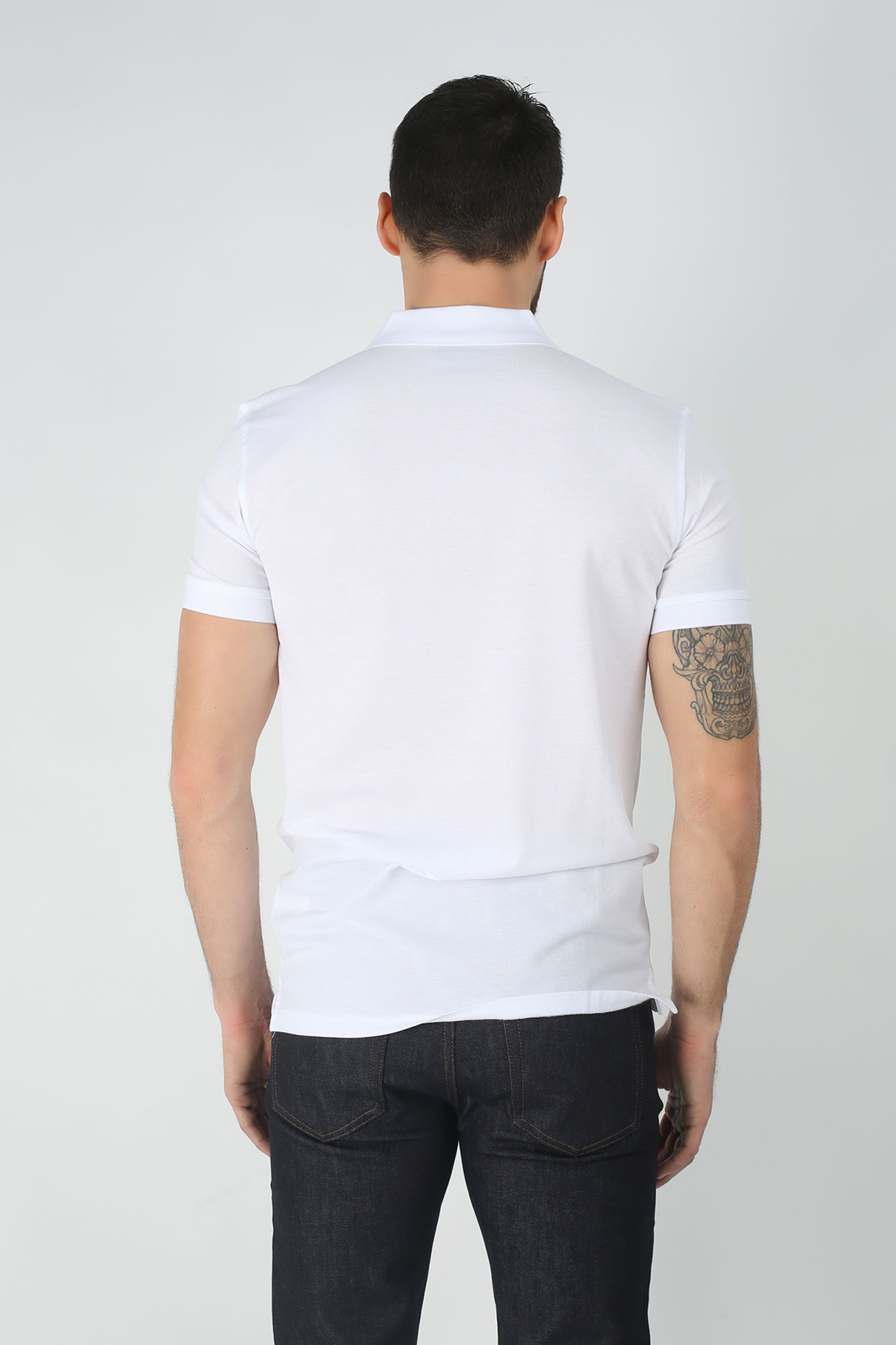 POLO PAUL SMITH BLANC M2R-150L-01