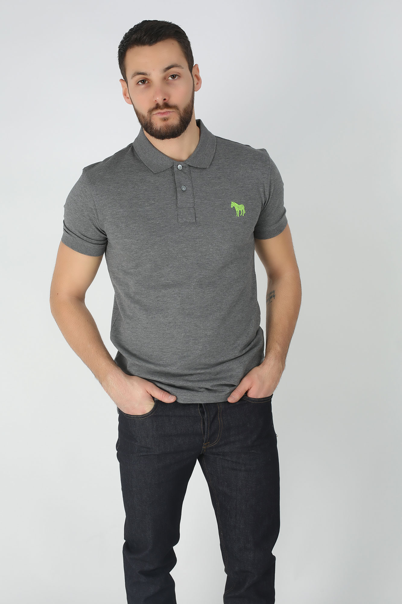 POLO PAUL SMITH GRIS M2R-150L-72