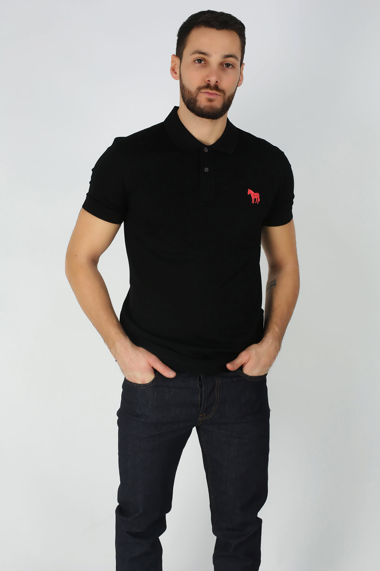 POLO PAUL SMITH NOIR M2R-150L-79