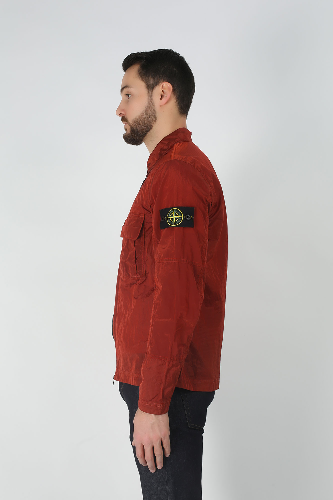 SURCHEMISE STONE ISLAND BRIQUE 701511117-V0015