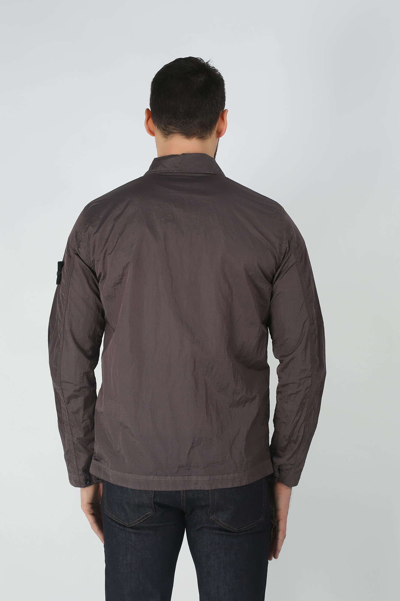 SURCHEMISE STONE ISLAND BLEU GRIS 701511117-V0063