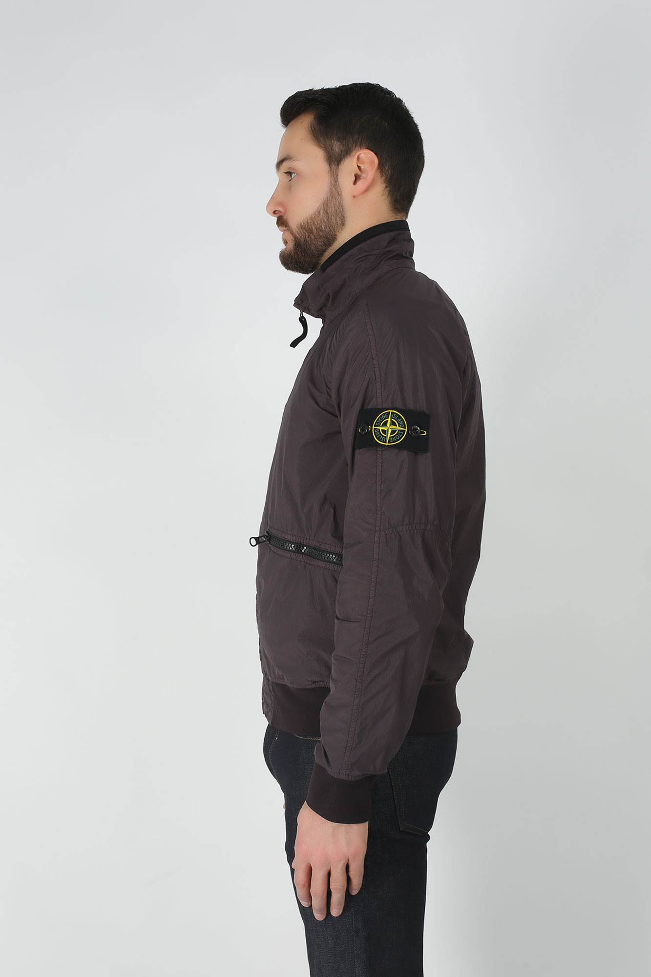 BLOUSON STONE ISLAND BLEU GRIS 701540930-V0063