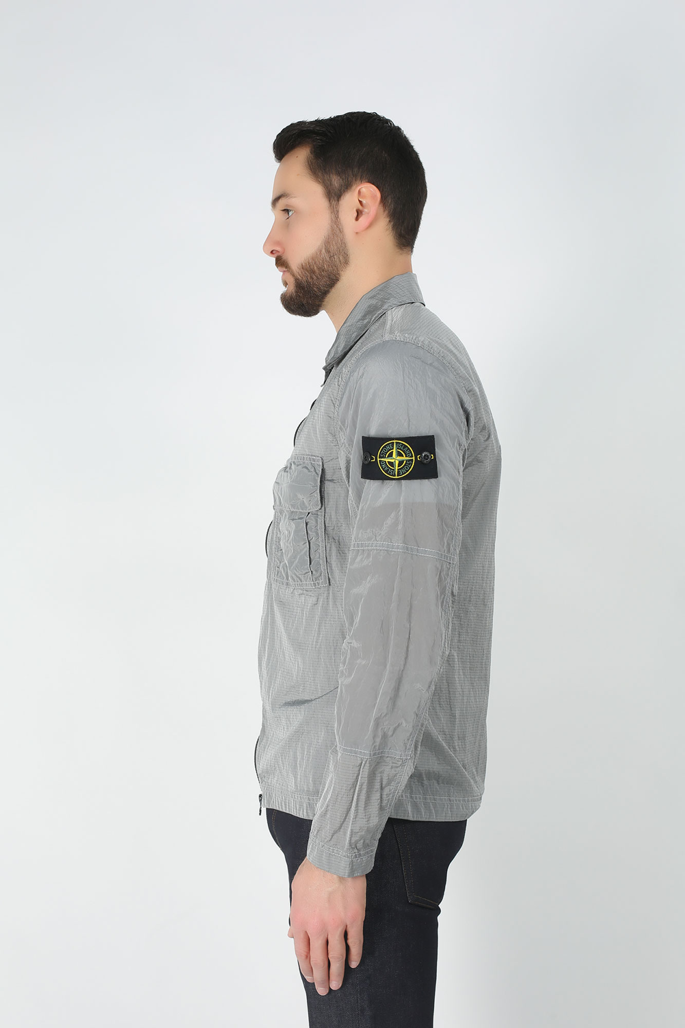 SURCHEMISE STONE ISLAND GRIS 701511117-V0061
