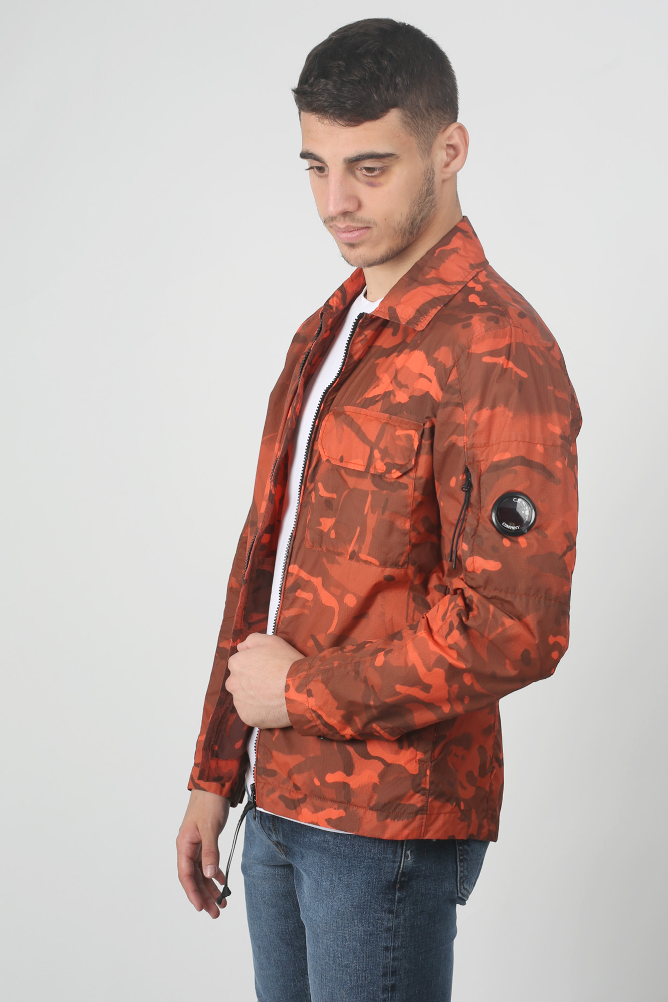 SURCHEMISE C.P. COMPANY CAMOUFLAGE ORANGE H136A-5387W-547