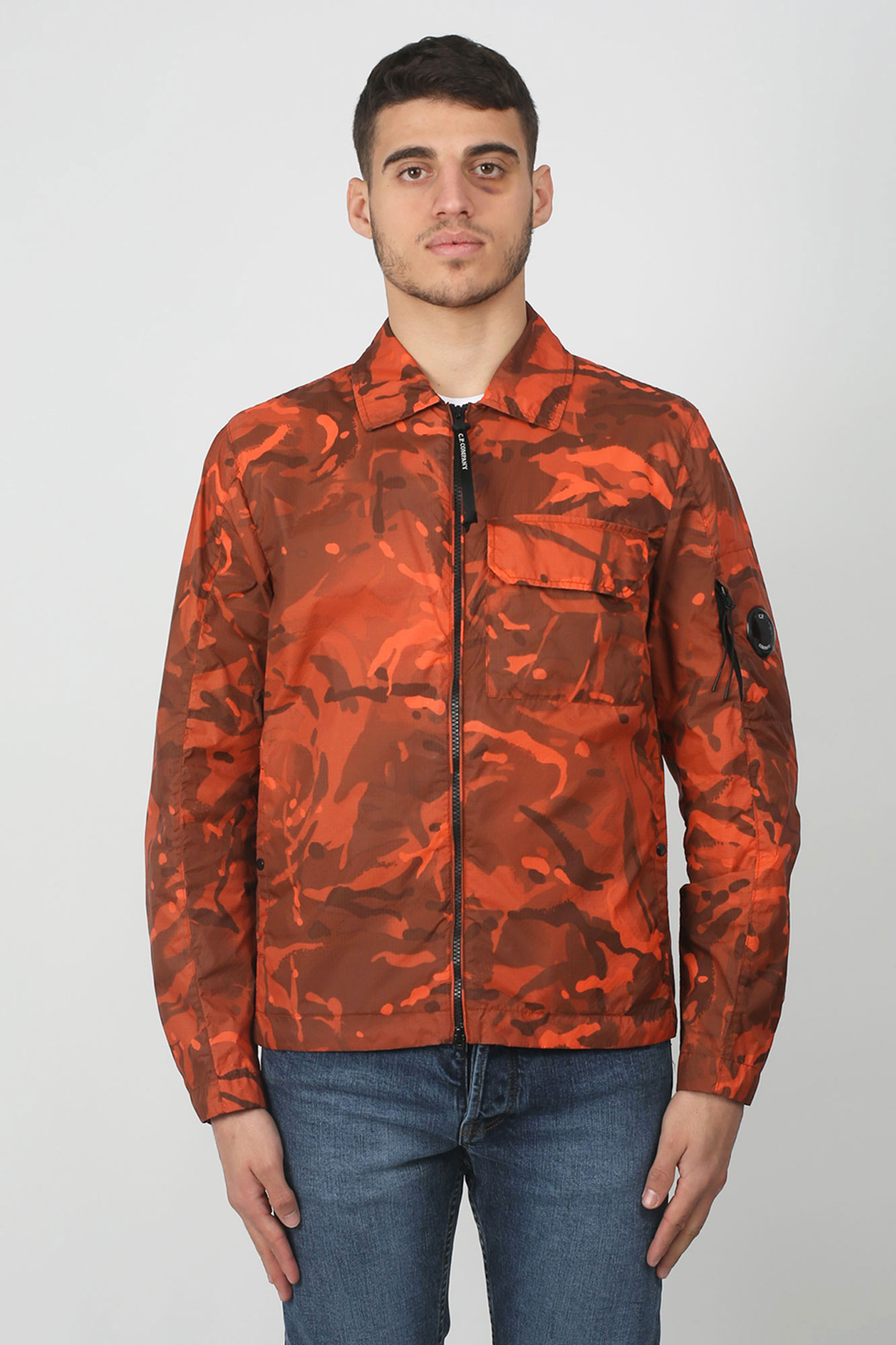 SURCHEMISE C.P. COMPANY CAMOUFLAGE ORANGE H136A-5387W-547