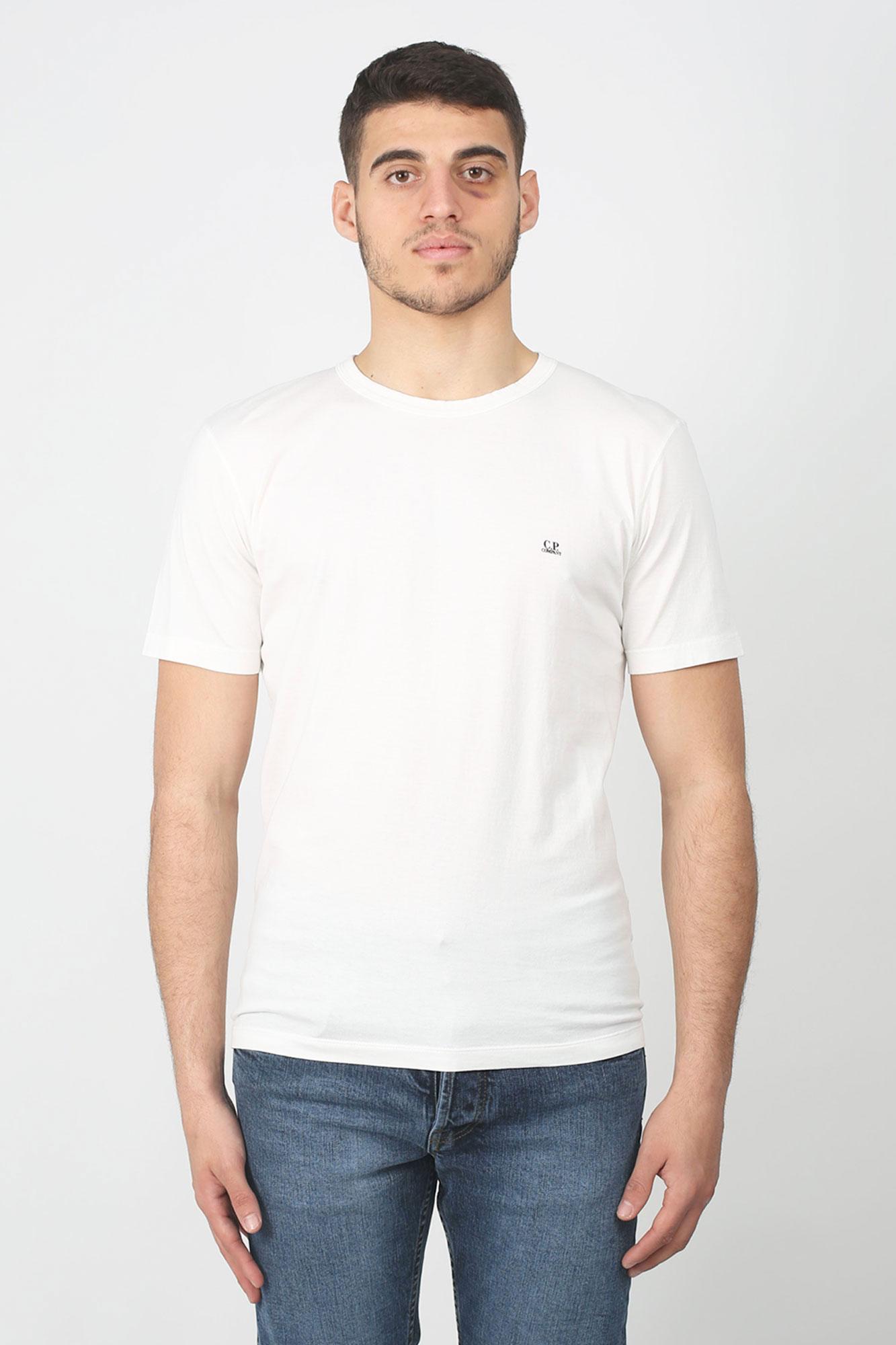T-SHIRT C.P. COMPANY BLANC S054A-0444G-101