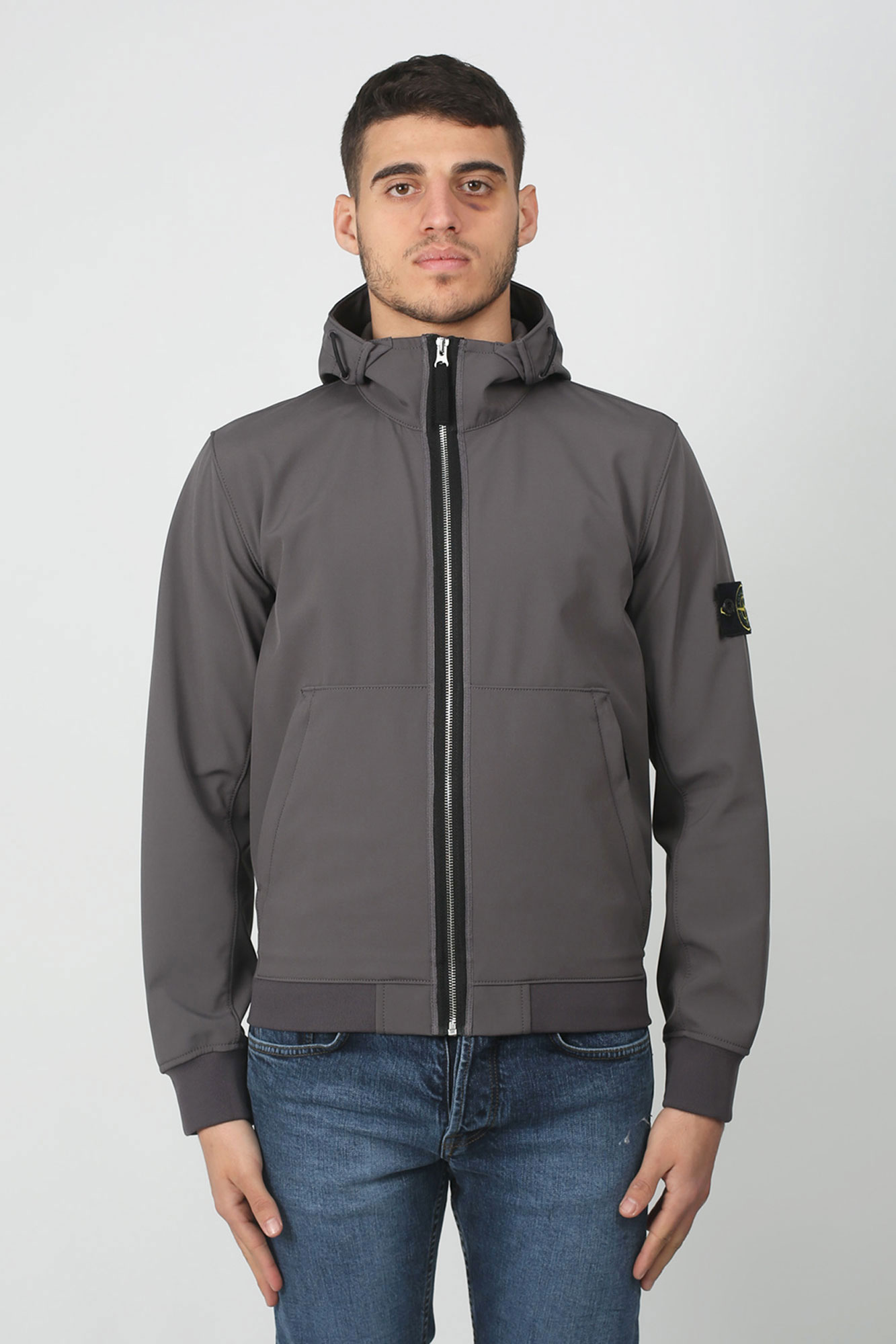 BLOUSON STONE ISLAND BLEU GRIS 701543427-V0063