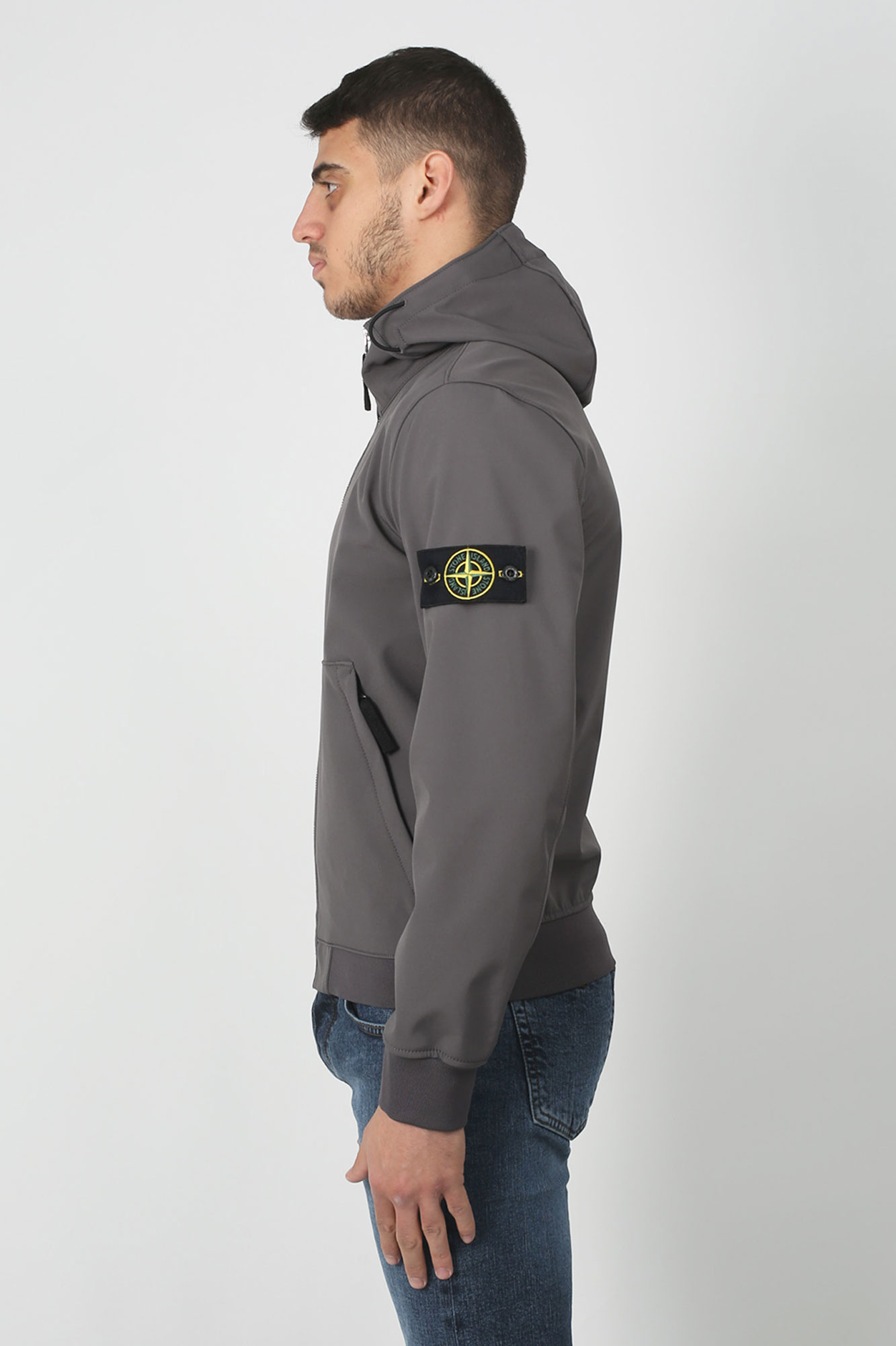 BLOUSON STONE ISLAND BLEU GRIS 701543427-V0063