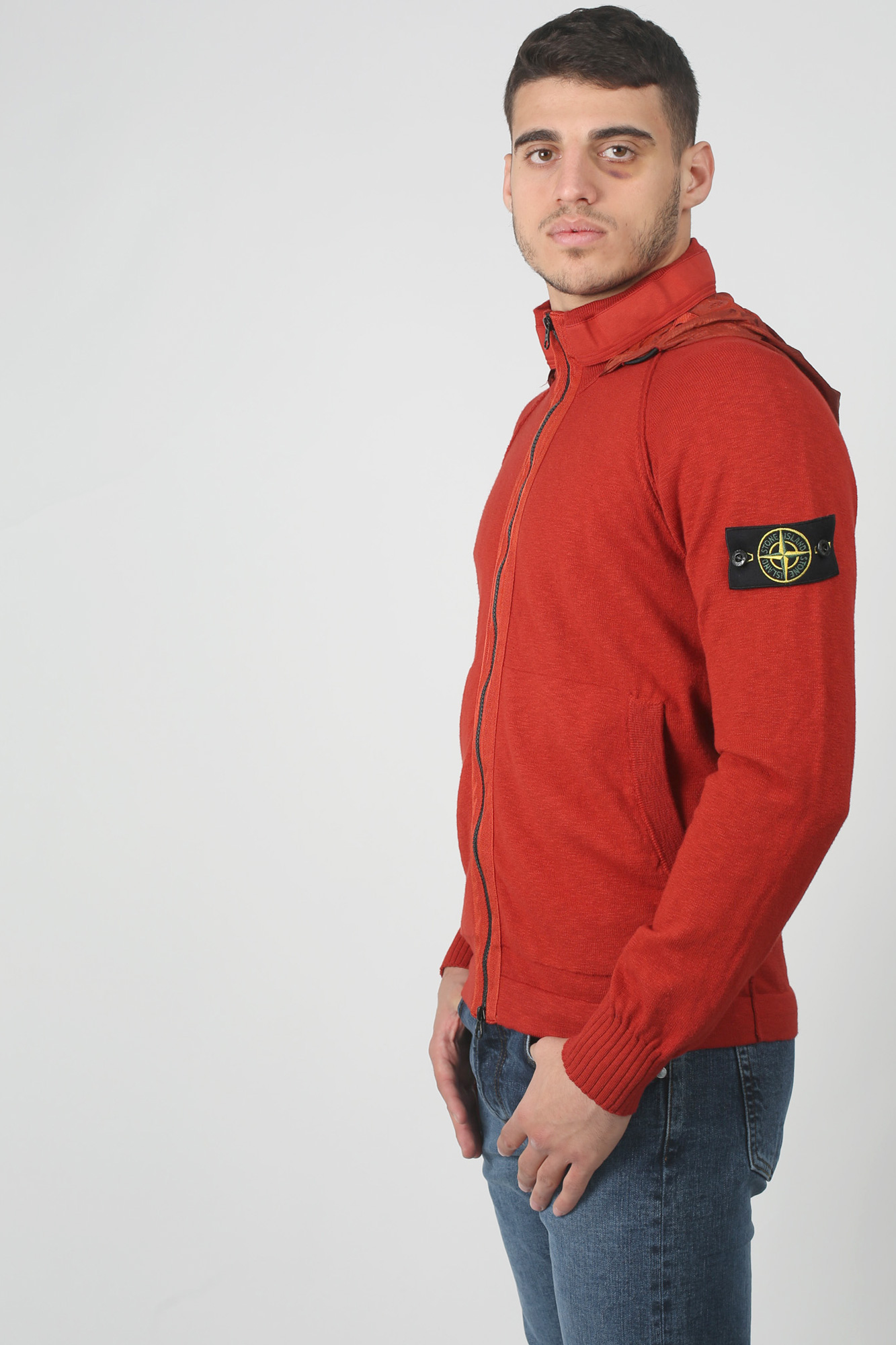 GILET STONE ISLAND BRIQUE 7015518B0-V0015