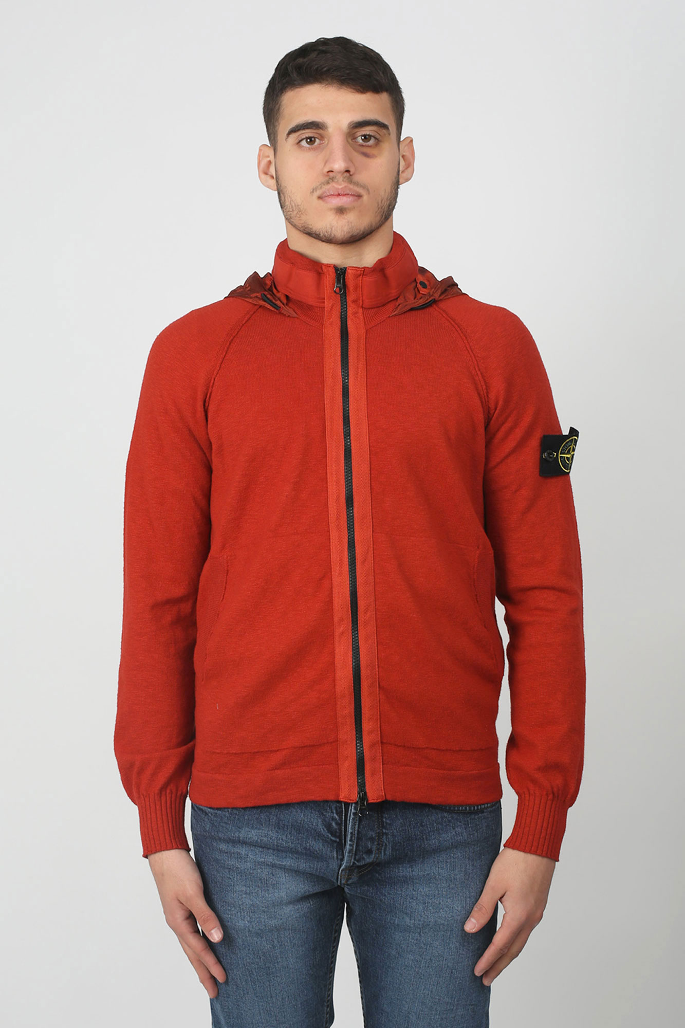 GILET STONE ISLAND BRIQUE 7015518B0-V0015