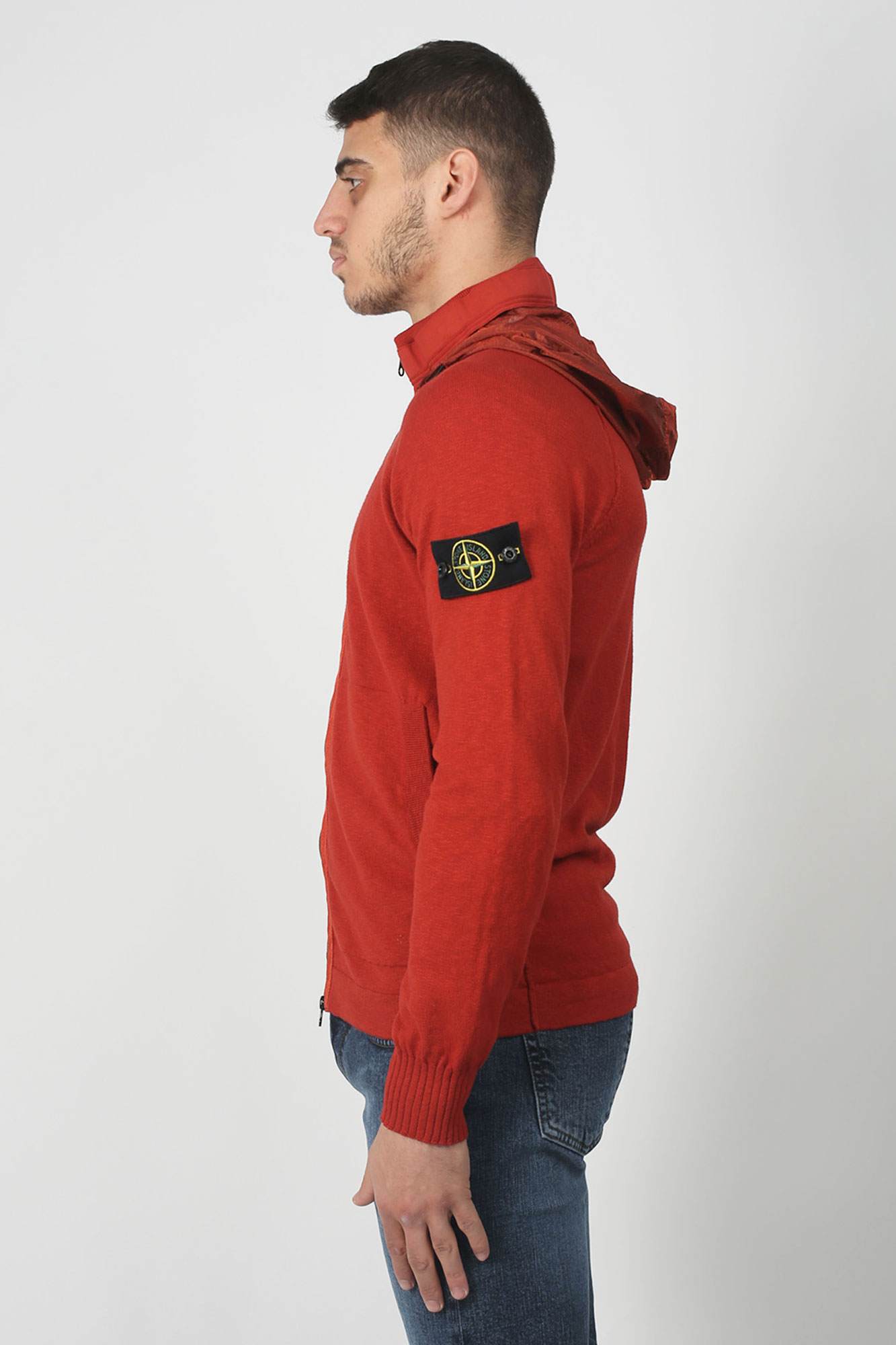 GILET STONE ISLAND BRIQUE 7015518B0-V0015