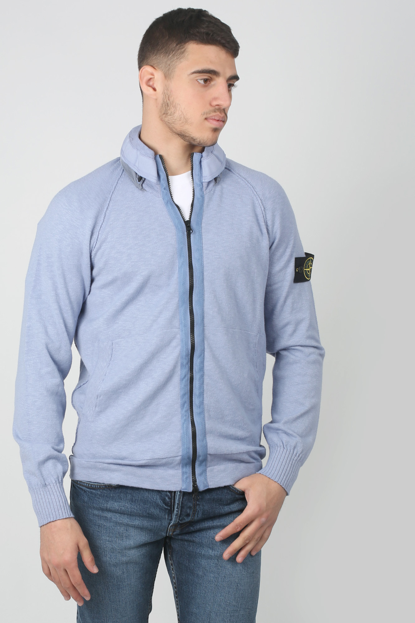 GILET STONE ISLAND LAVANDE 7015518B0-V0047