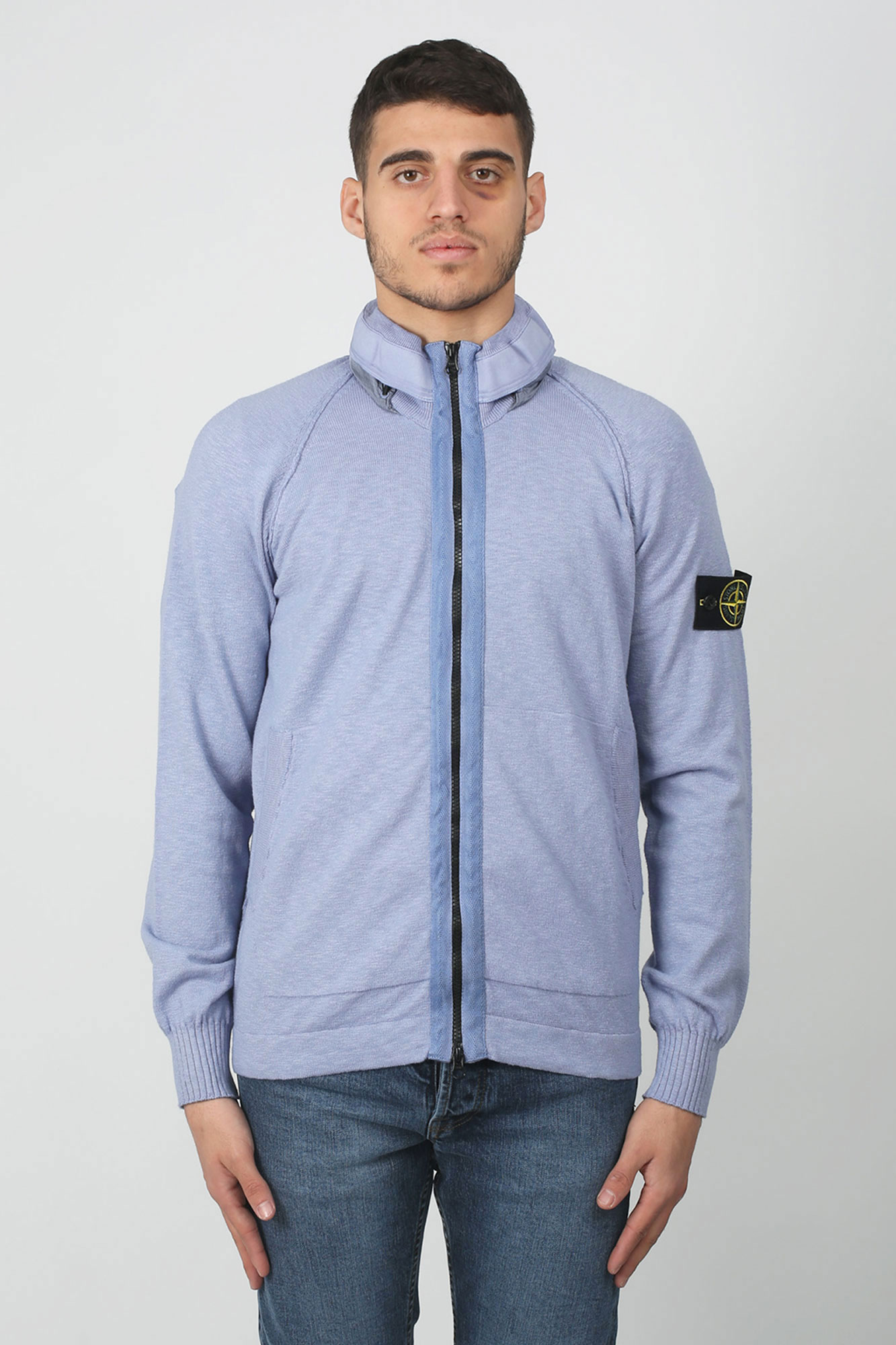 GILET STONE ISLAND LAVANDE 7015518B0-V0047