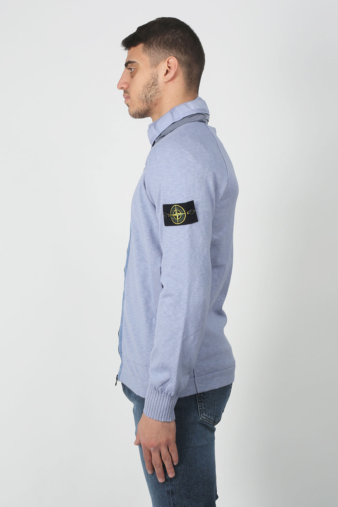 GILET STONE ISLAND LAVANDE 7015518B0-V0047