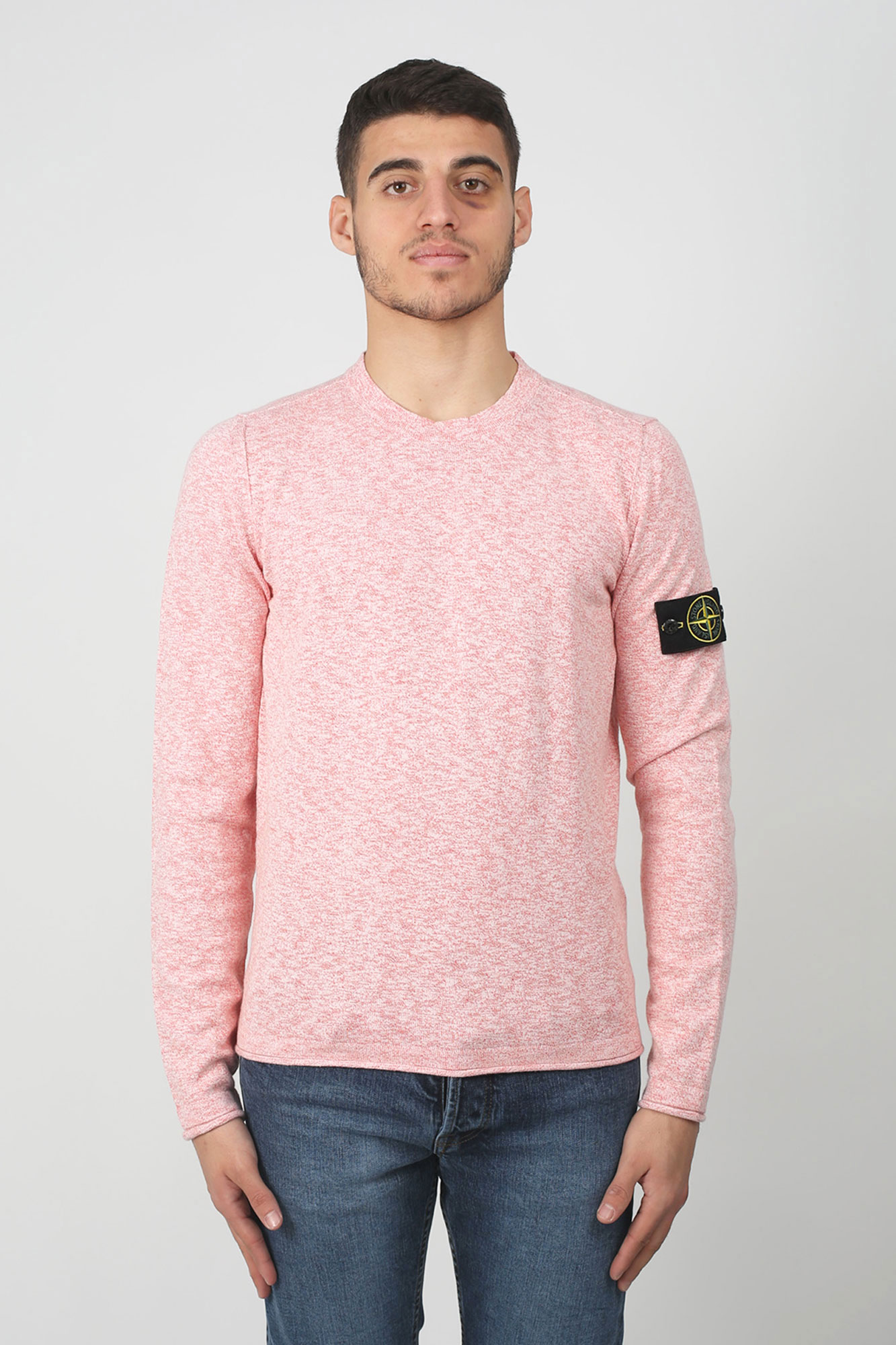 PULL STONE ISLAND ROUGE 7015502B0-V1036