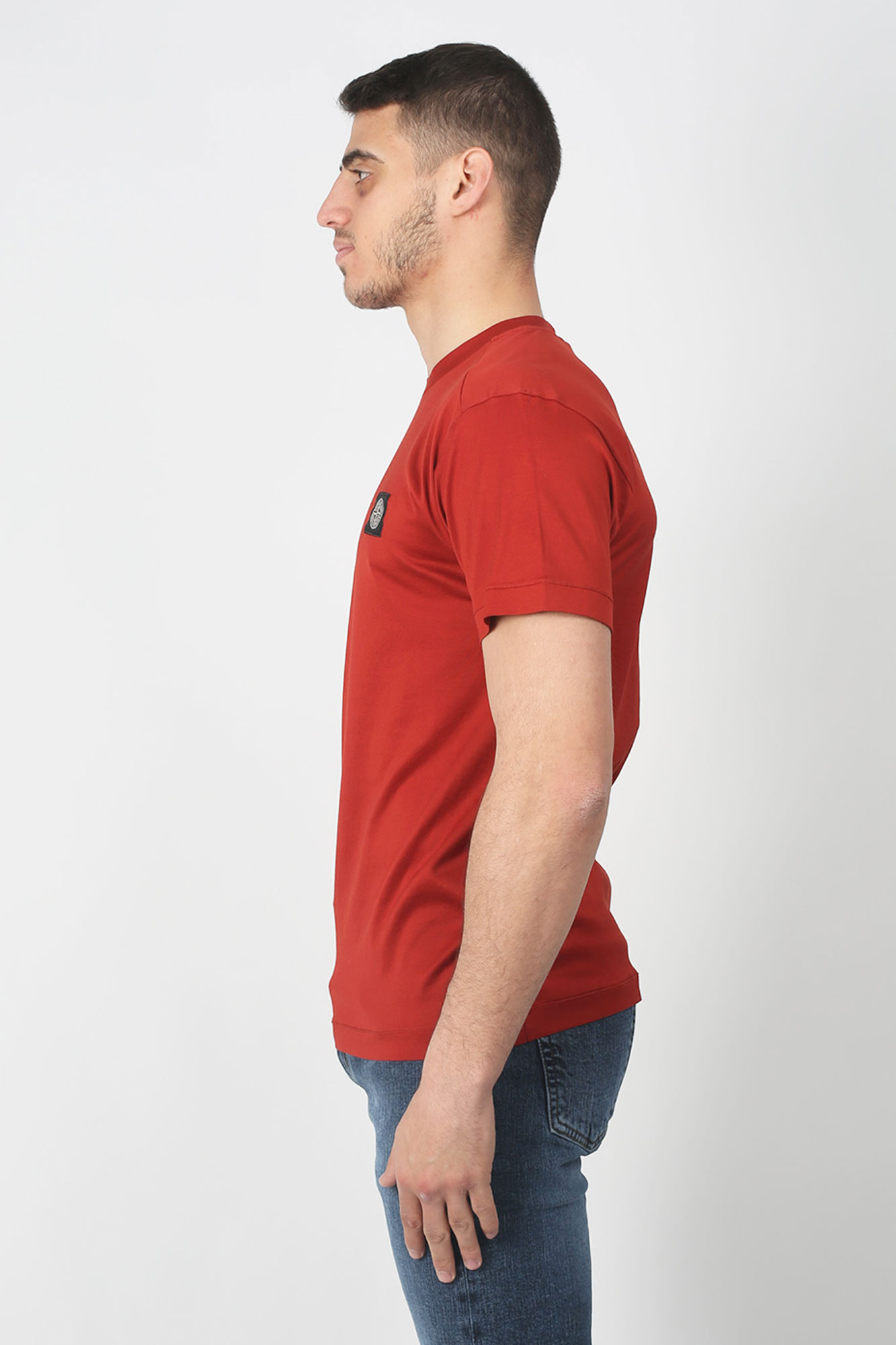 T-SHIRT STONE ISLAND ROUGE 701524113-V0015