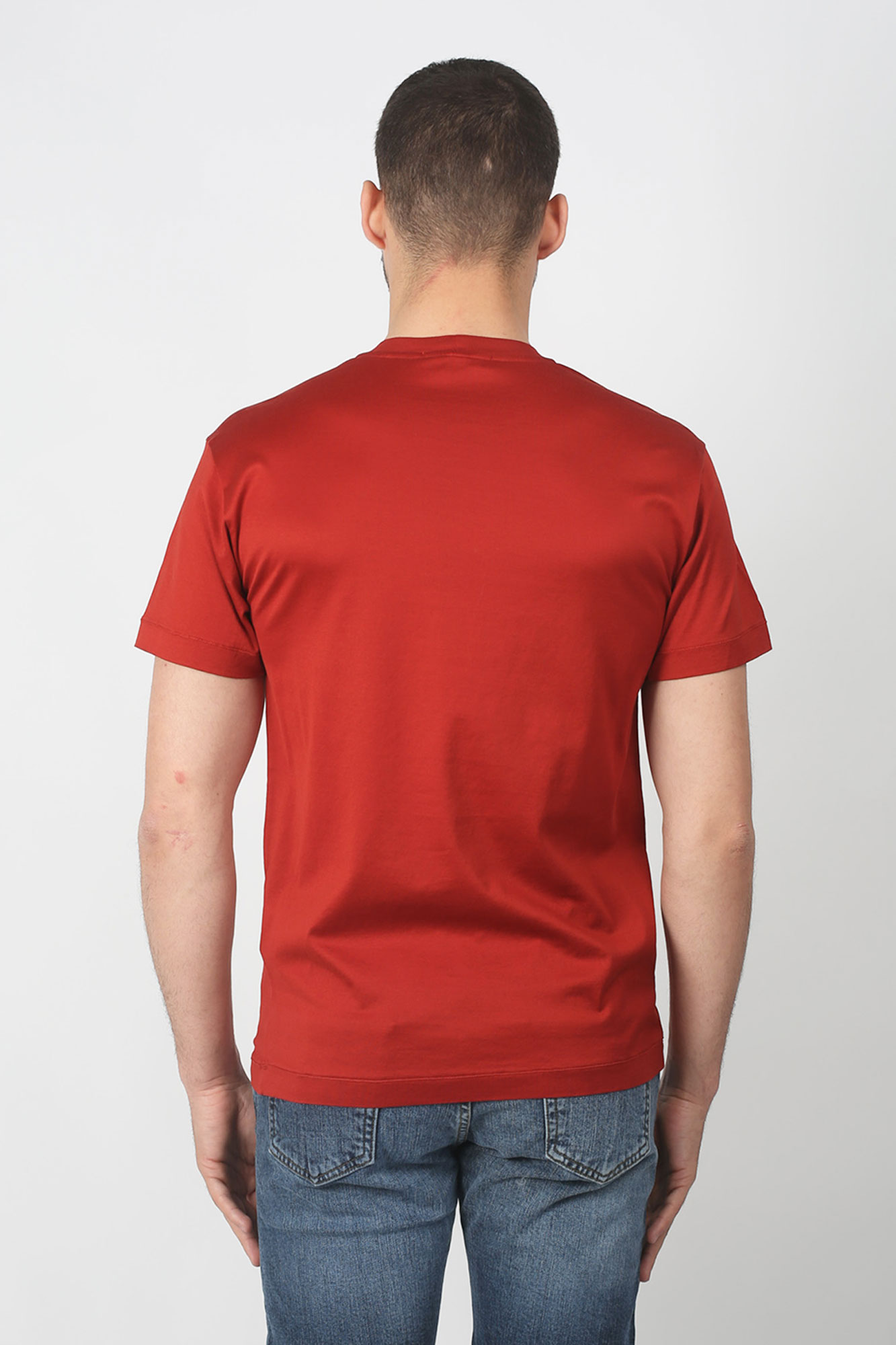 T-SHIRT STONE ISLAND ROUGE 701524113-V0015