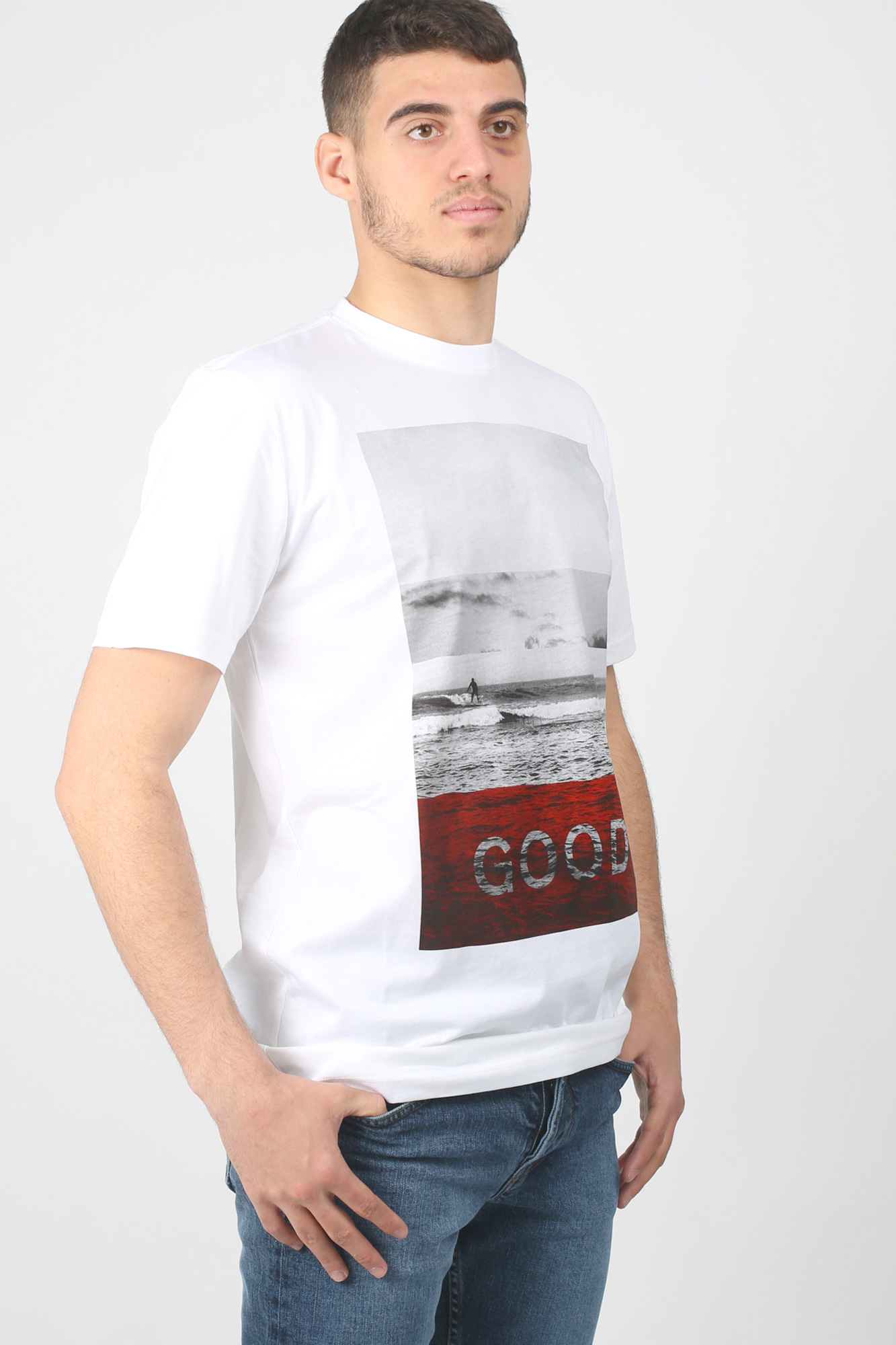 T-SHIRT PAUL SMITH BLANC M2R-AP0915