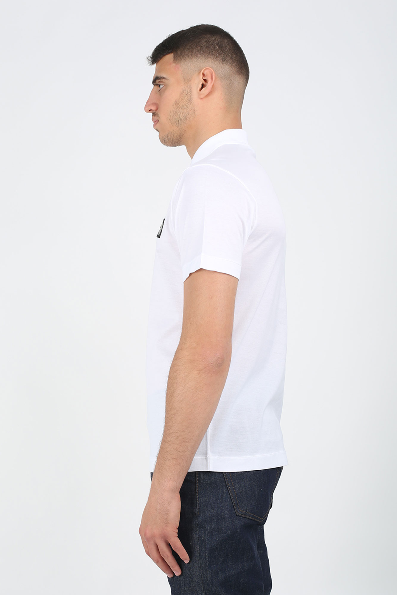 POLO STONE ISLAND BLANC 701522613-V0001