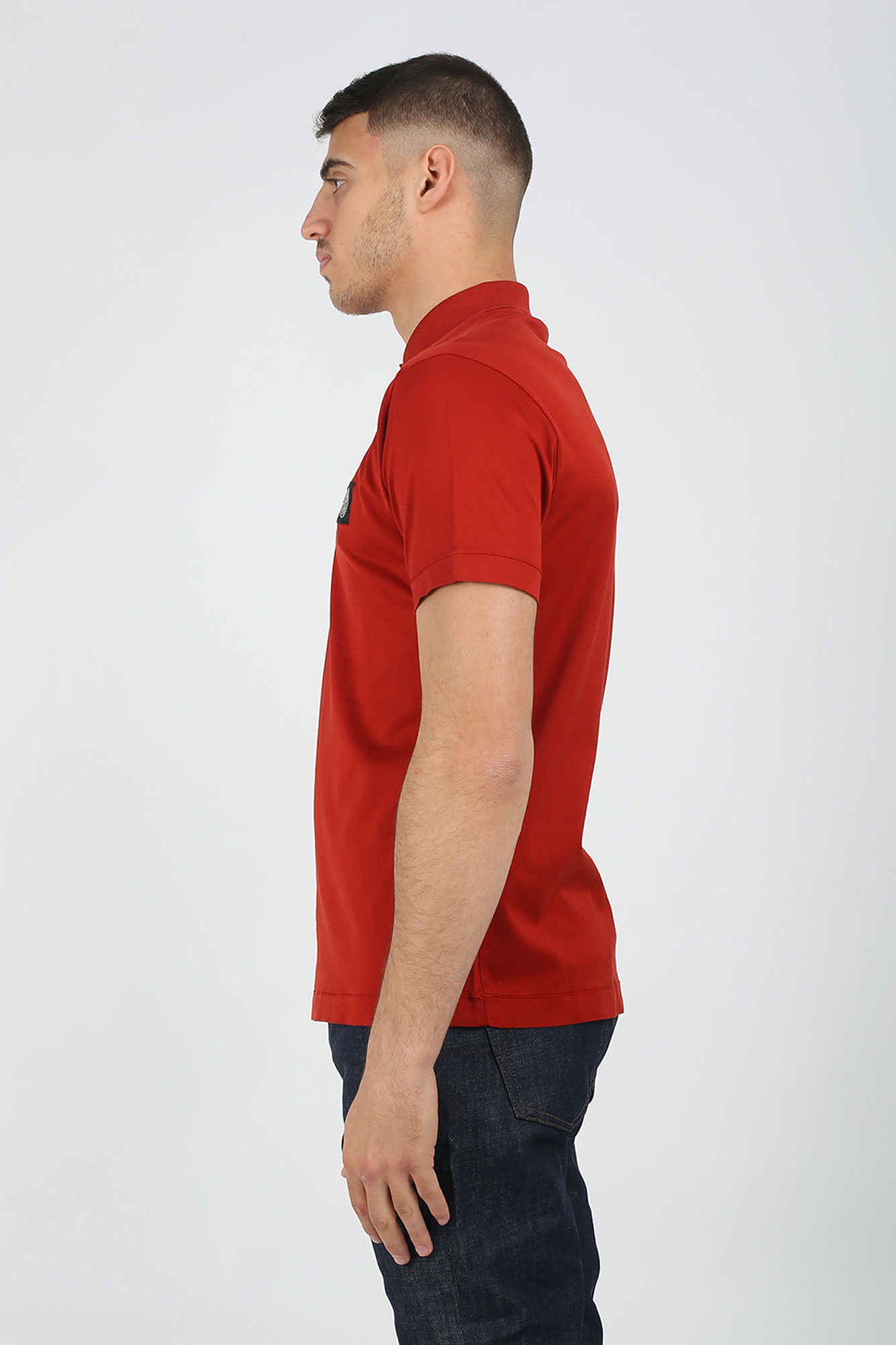 POLO STONE ISLAND ROUGE 701522613-V0015