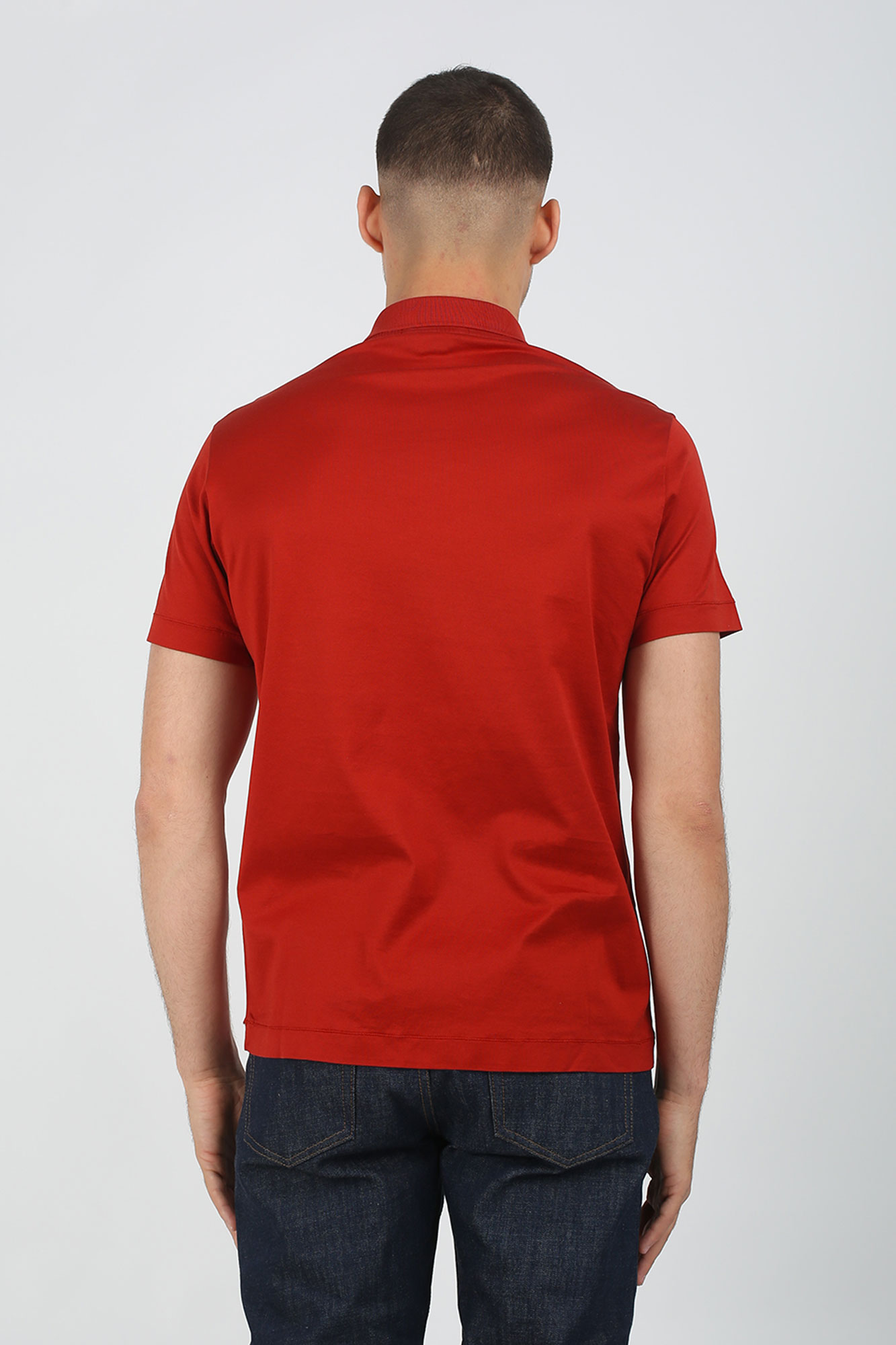 POLO STONE ISLAND ROUGE 701522613-V0015