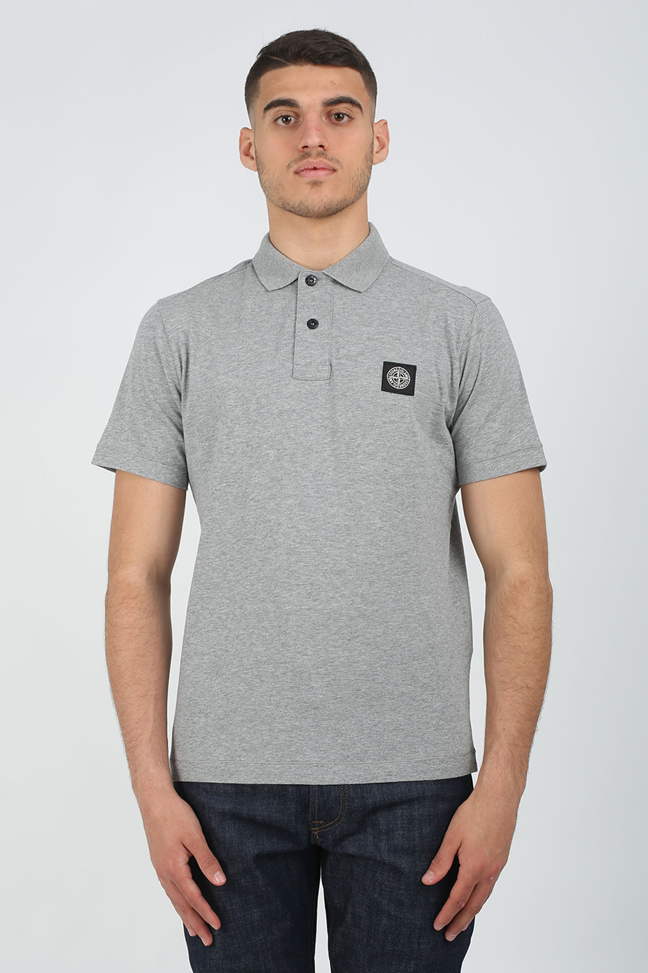 POLO STONE ISLAND GRIS 701522613-V1064