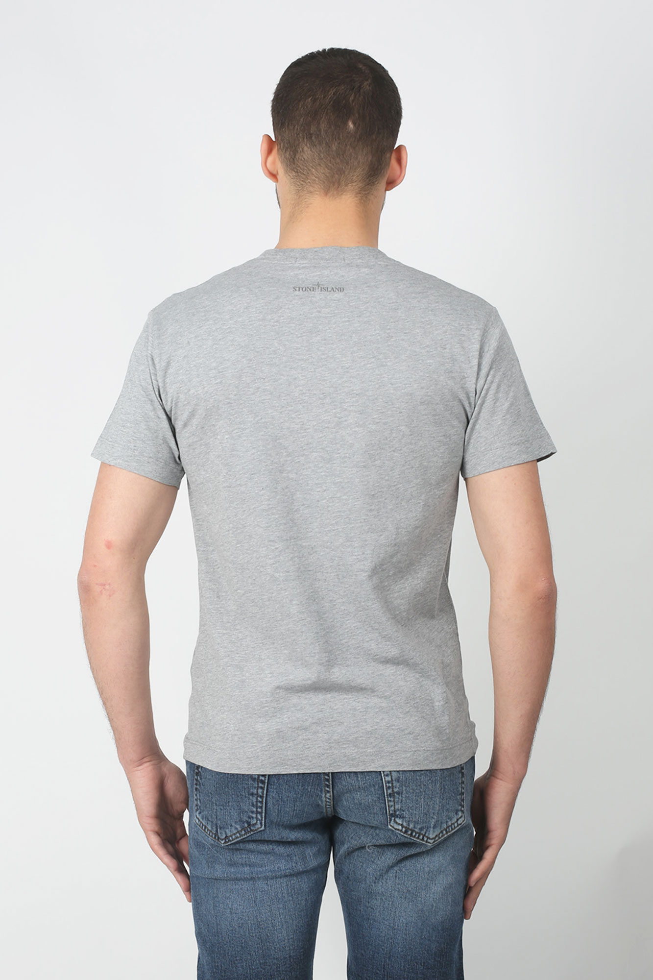 T-SHIRT STONE ISLAND GRIS 70152NS88-V1064