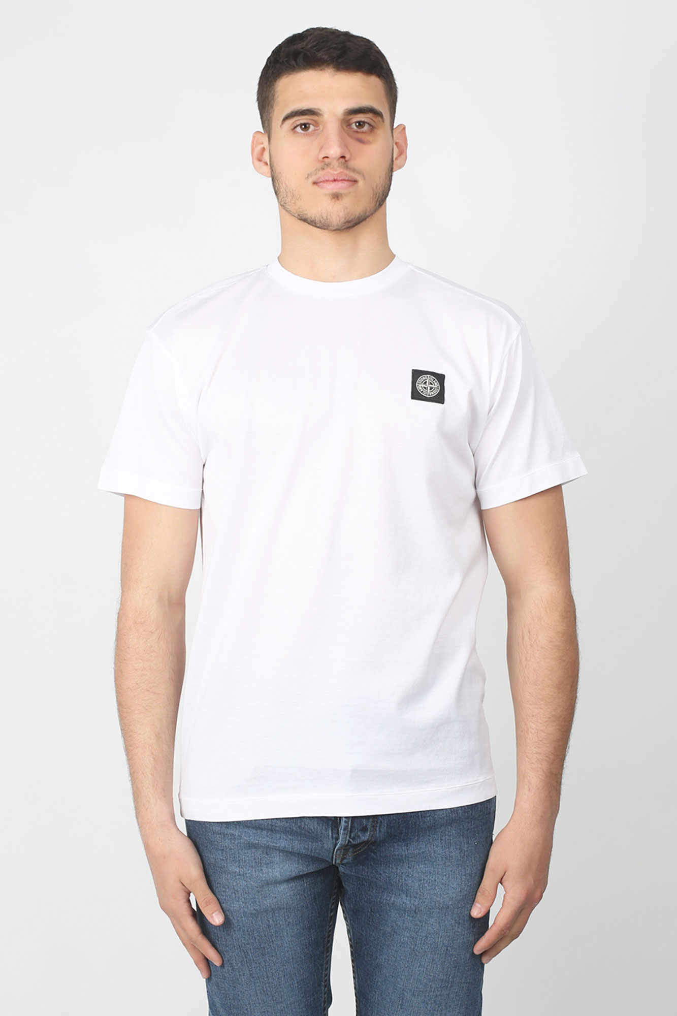 T-SHIRT STONE ISLAND BLANC 701524113-V0001