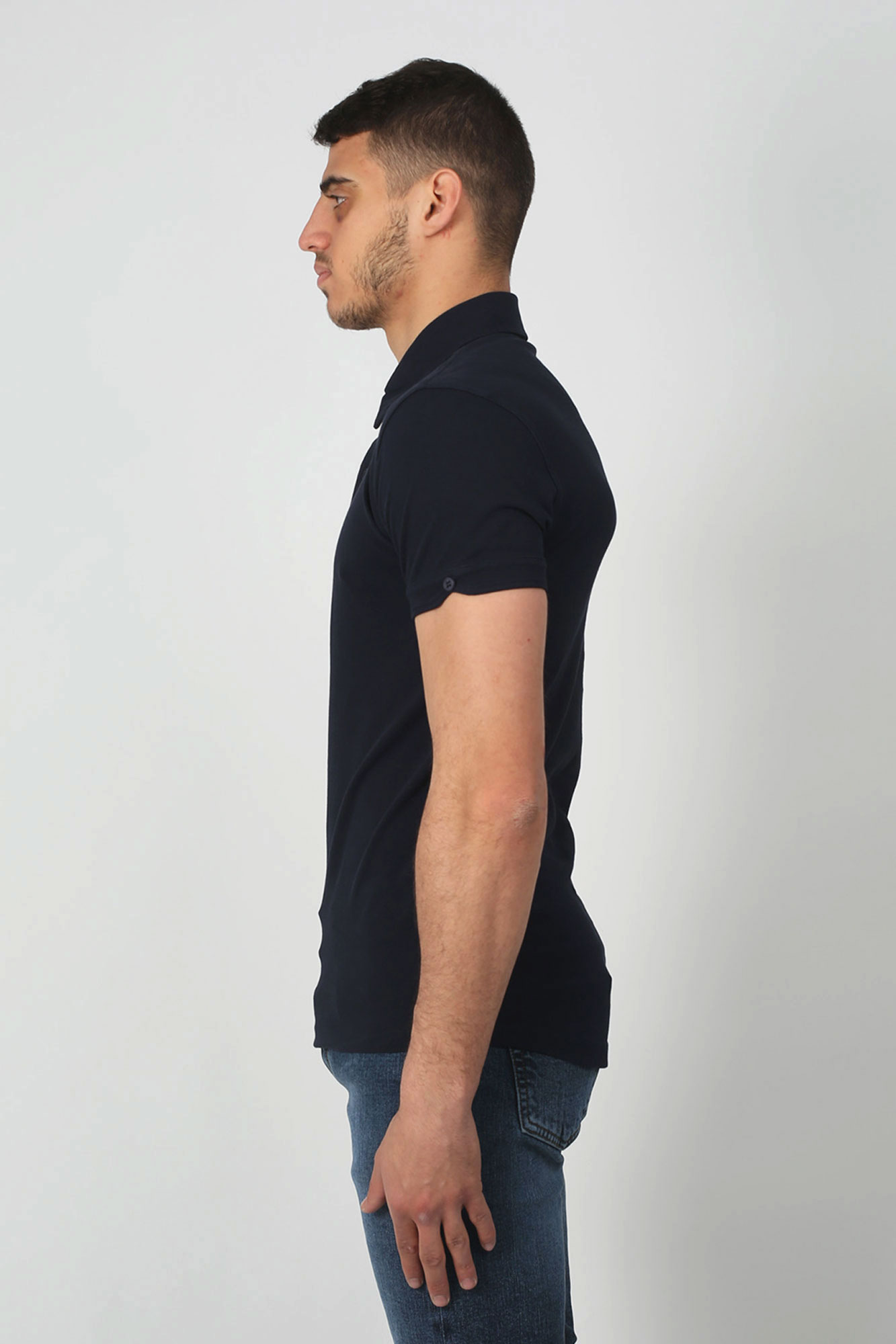 POLO ORLEBAR BROWN MARINE SEBASTIAN-NAVY