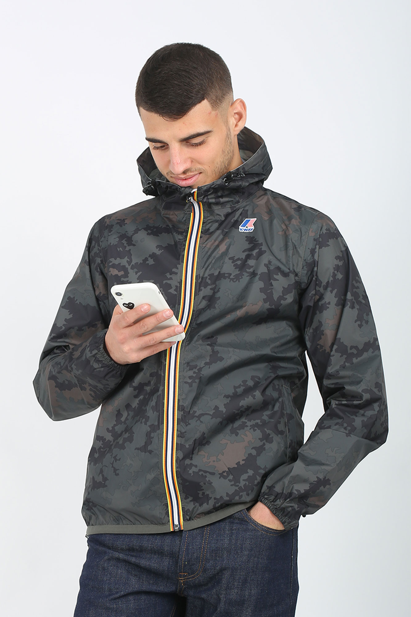 COUPE-VENT K-WAY CAMOUFLAGE URBAIN K008650-900