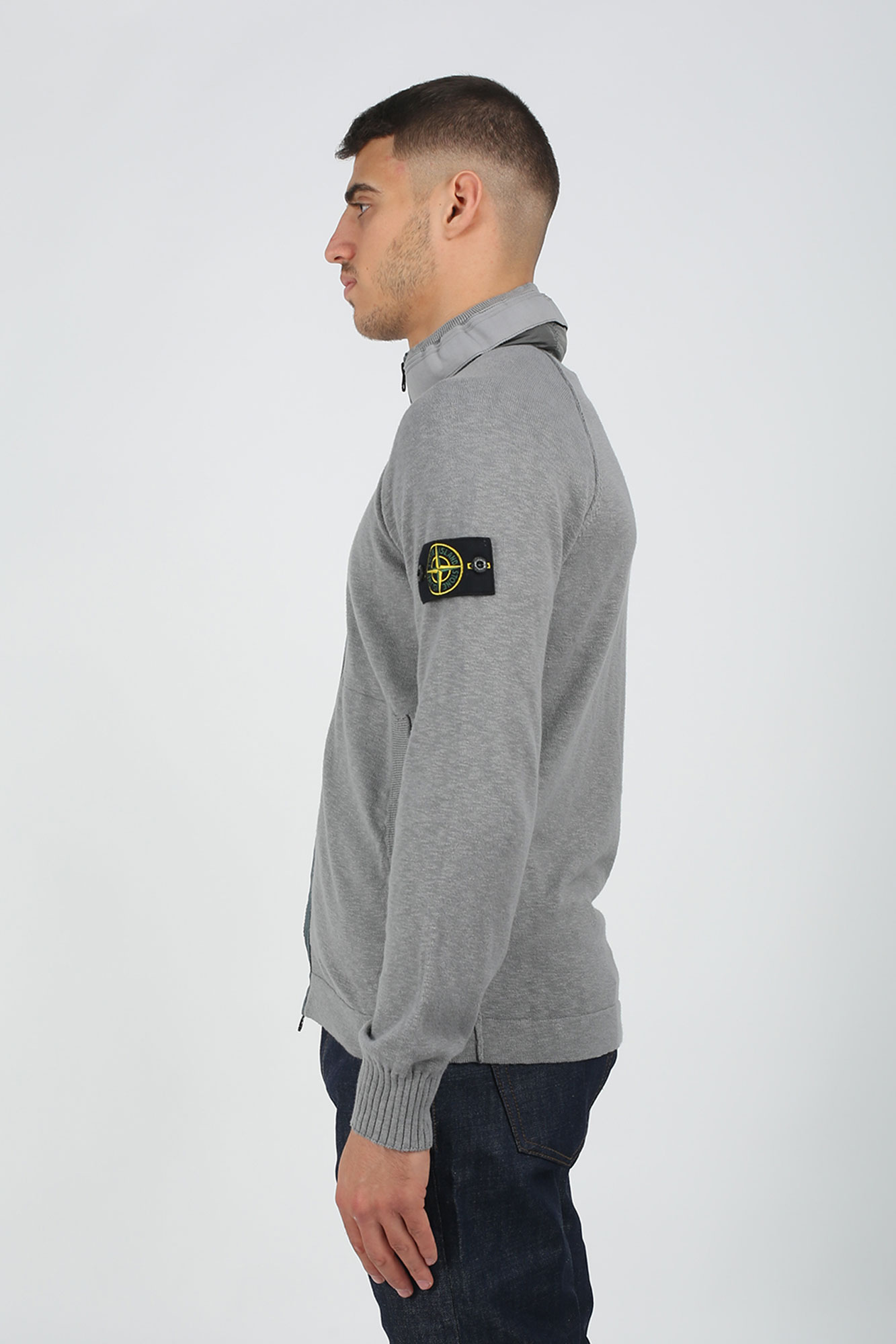 GILET STONE ISLAND GRIS 7015518B0-V0061