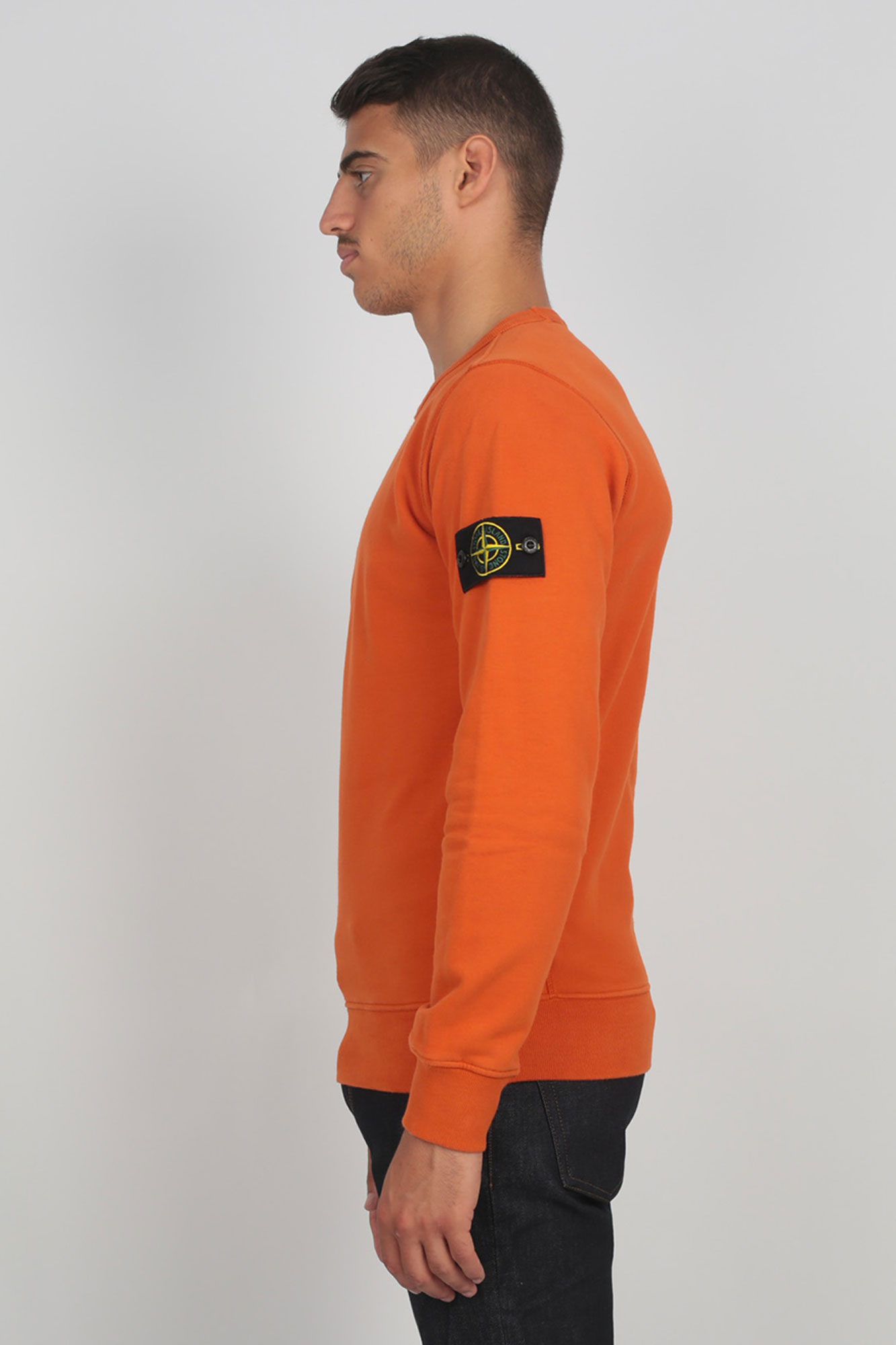 SWEAT-SHIRT STONE ISLAND ORANGE 711562720-V0032