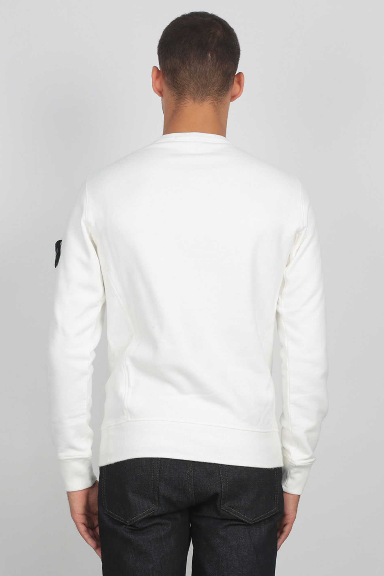 SWEAT-SHIRT STONE ISLAND BLANC 711562720-V0099