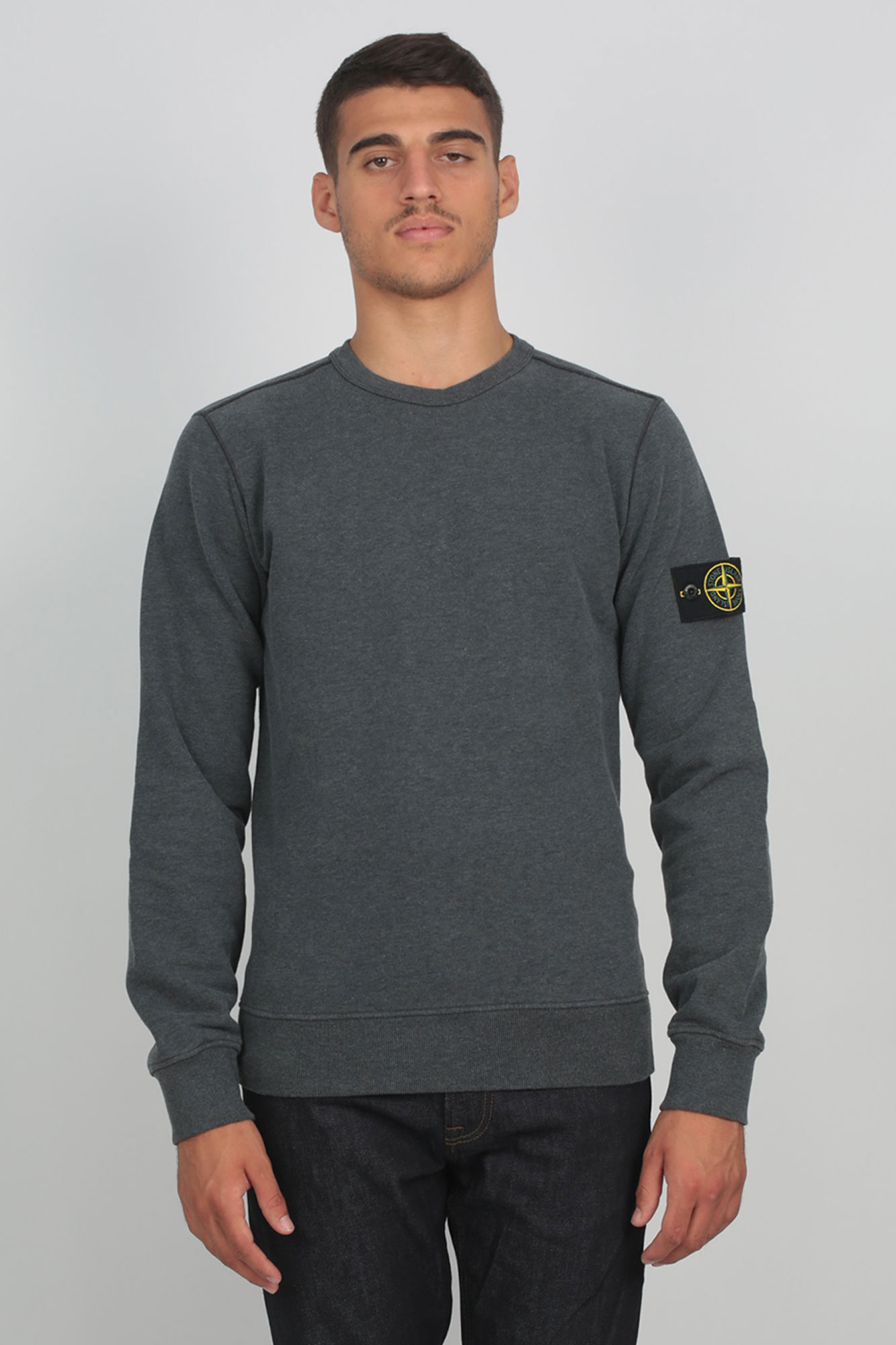 SWEAT-SHIRT STONE ISLAND ANTHRACITE 711562720-V0M67