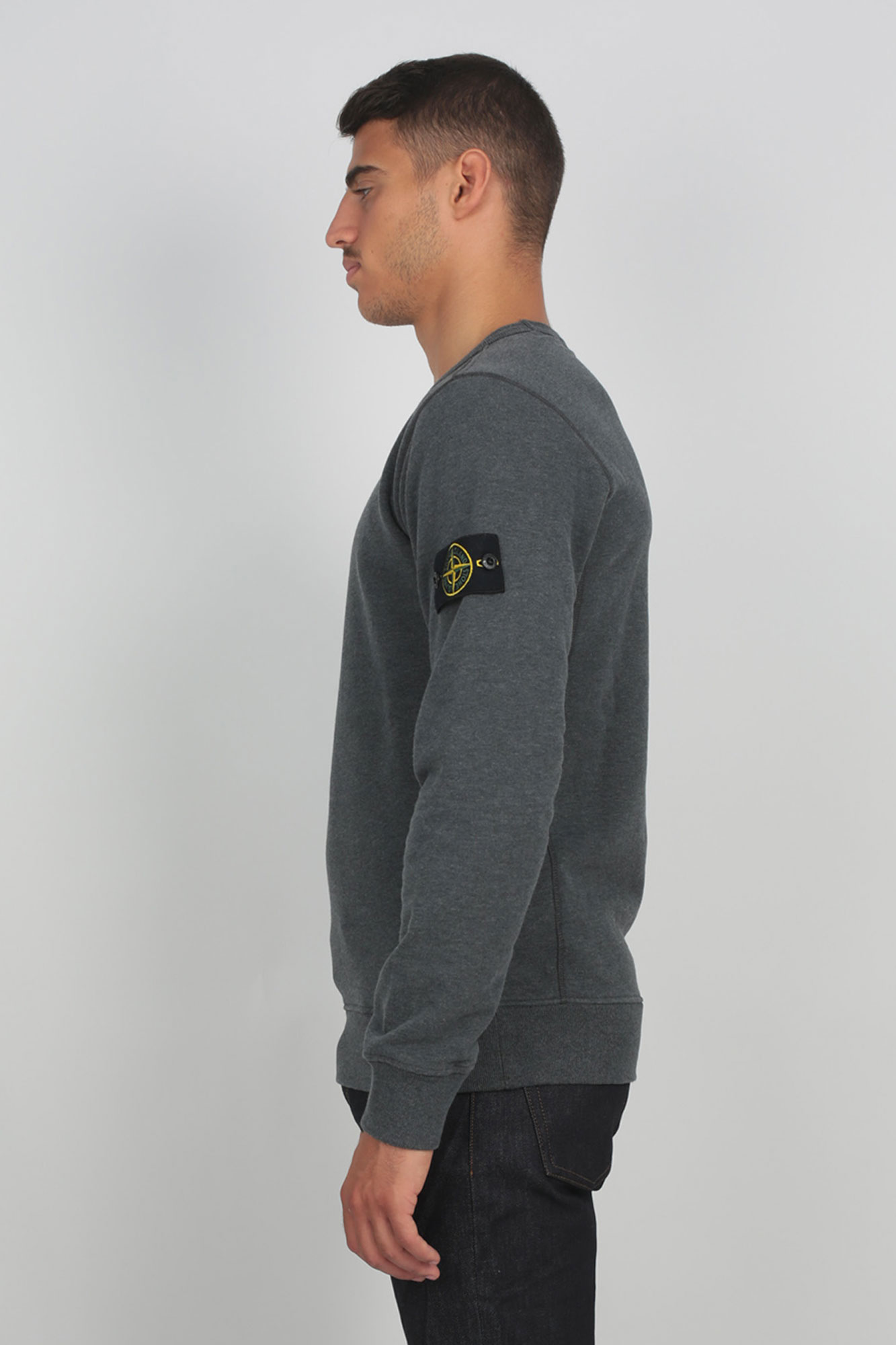 SWEAT-SHIRT STONE ISLAND ANTHRACITE 711562720-V0M67