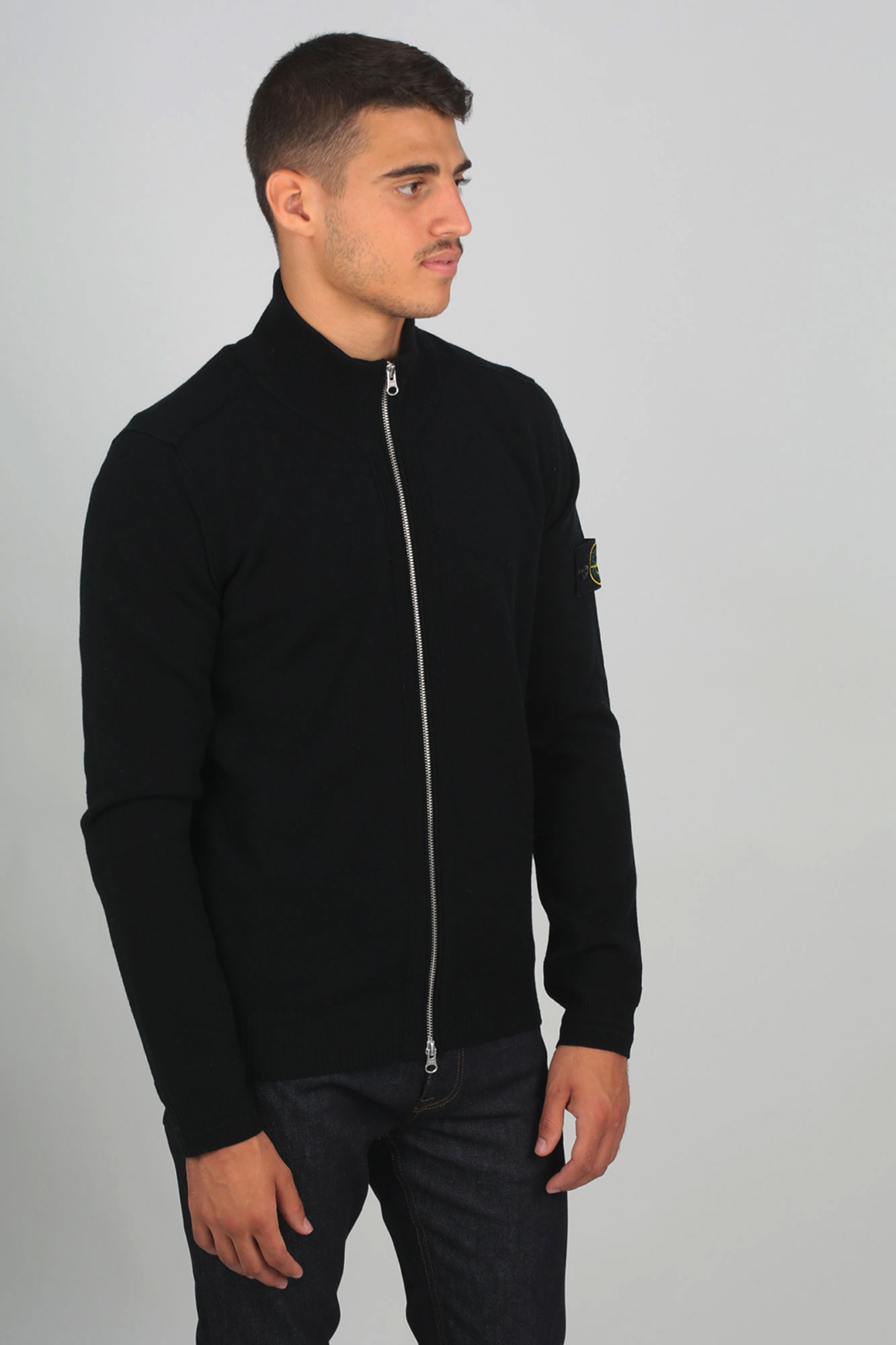 GILET STONE ISLAND NOIR 7115590A1-V0029