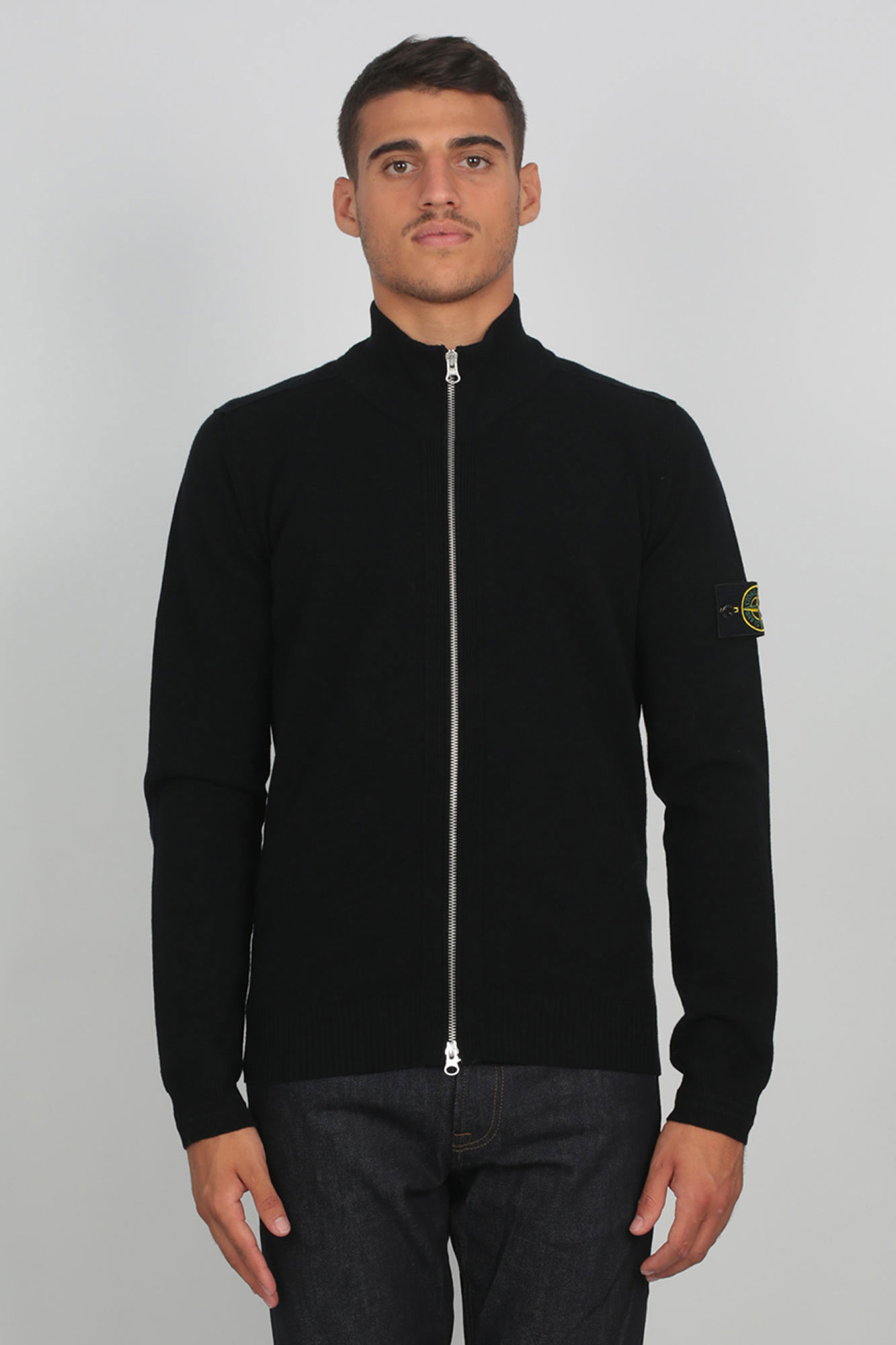 GILET STONE ISLAND NOIR 7115590A1-V0029