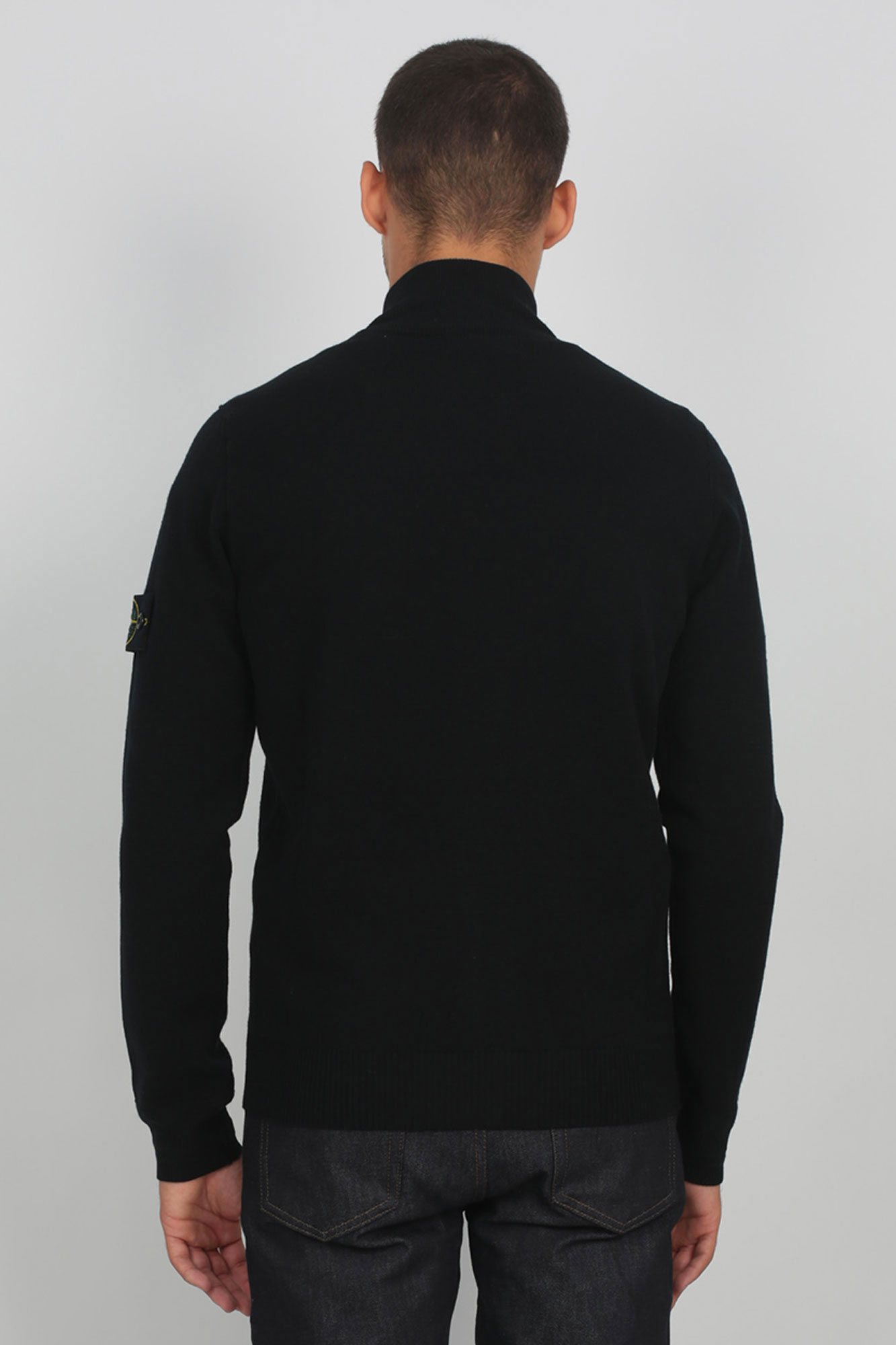 GILET STONE ISLAND NOIR 7115590A1-V0029