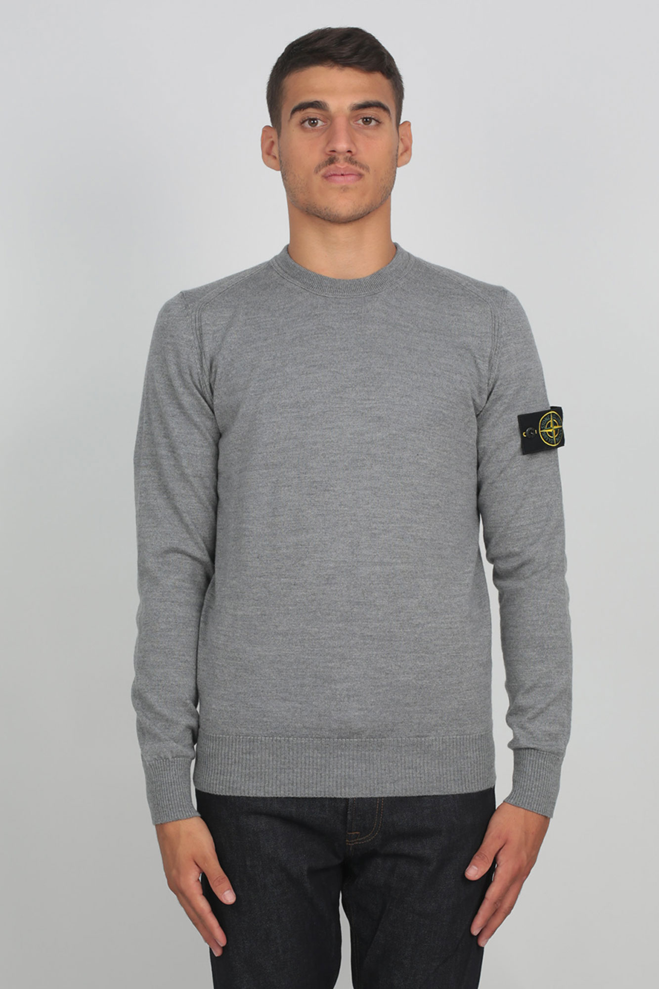 PULL STONE ISLAND GRIS 7115524C4-V0061