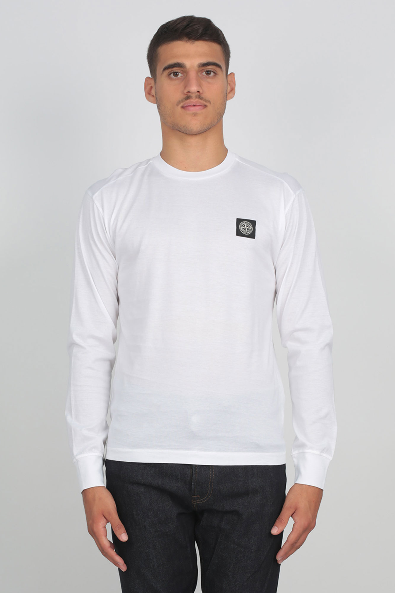 T-SHIRT STONE ISLAND BLANC 711522713-V0001